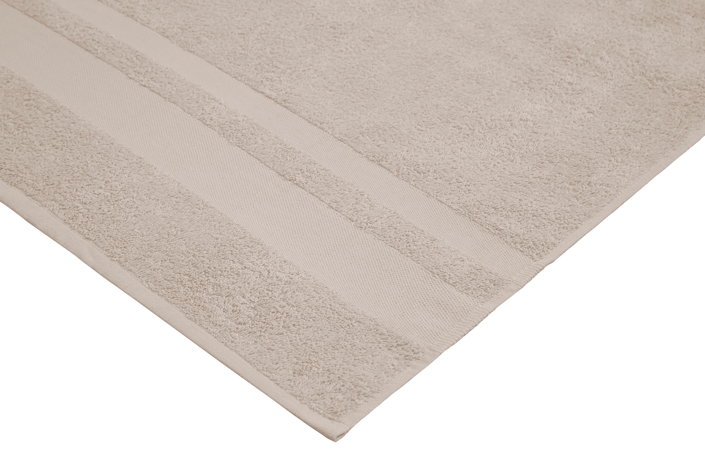 my home Saunatuch »Vanessa 2x 80x200cm«, (Set, 2 St., 80x200), Handtücher mit Bordüre, 100% Baumwolle, einfarbig, weich