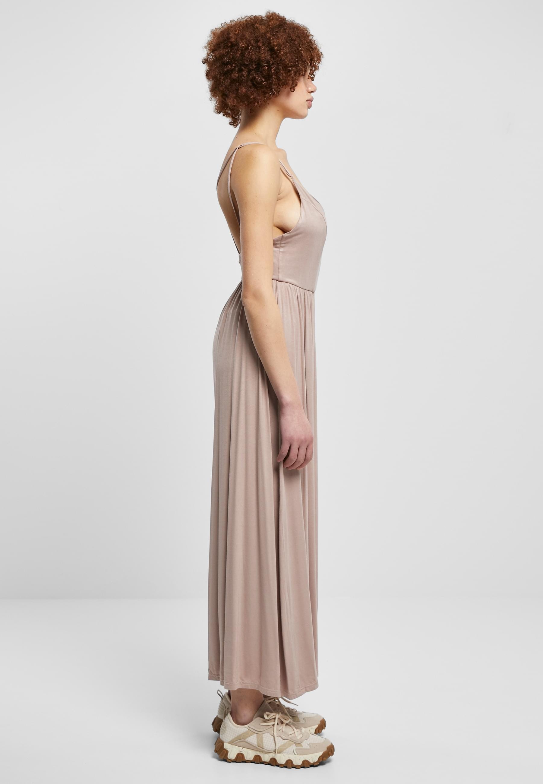 URBAN CLASSICS Jumpsuit »Urban Classics Damen Ladies Modal Spaghetti Jumpsuit« 1 Stk.