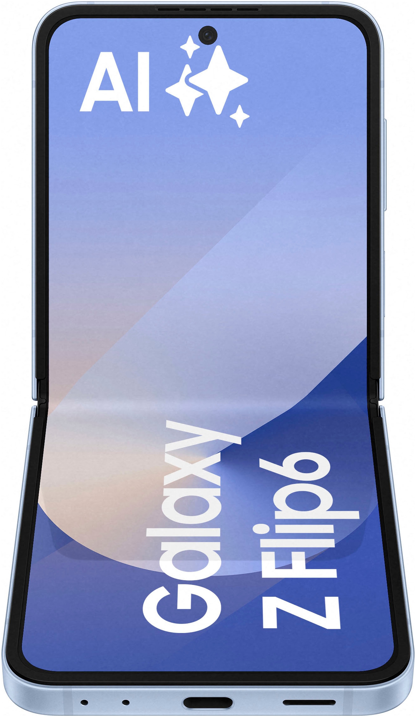 Samsung Smartphone »Galaxy Z Flip 6«, Blau, AI-Funktionen