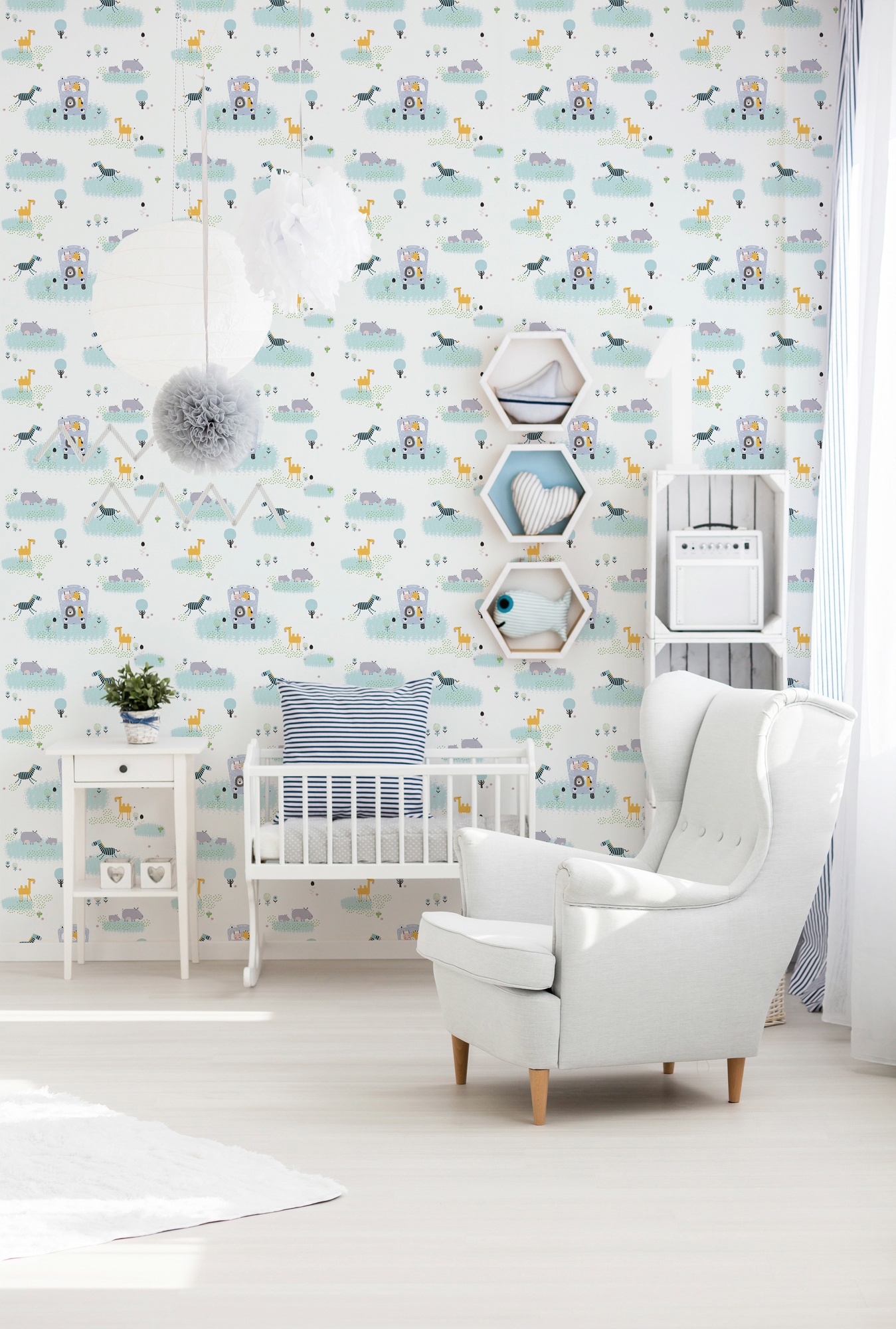 A.S. Création Vliestapete »Little Love«, Motiv-abstrakt-naturalistisch, Tapete Kinder Tapeten Kinderzimmer Schlafzimmer Design Kinderzimmer