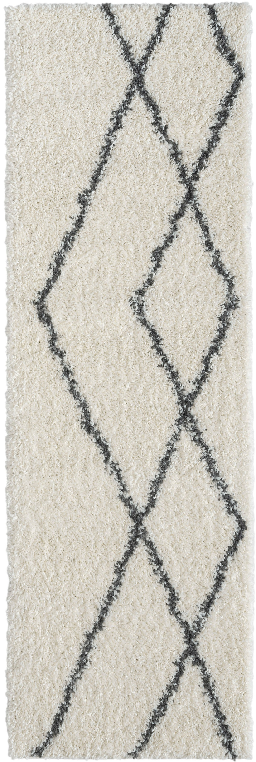 Myflair Möbel & Accessoires Hochflor-Läufer »My Shaggy Raute«, rechteckig, günstig online kaufen