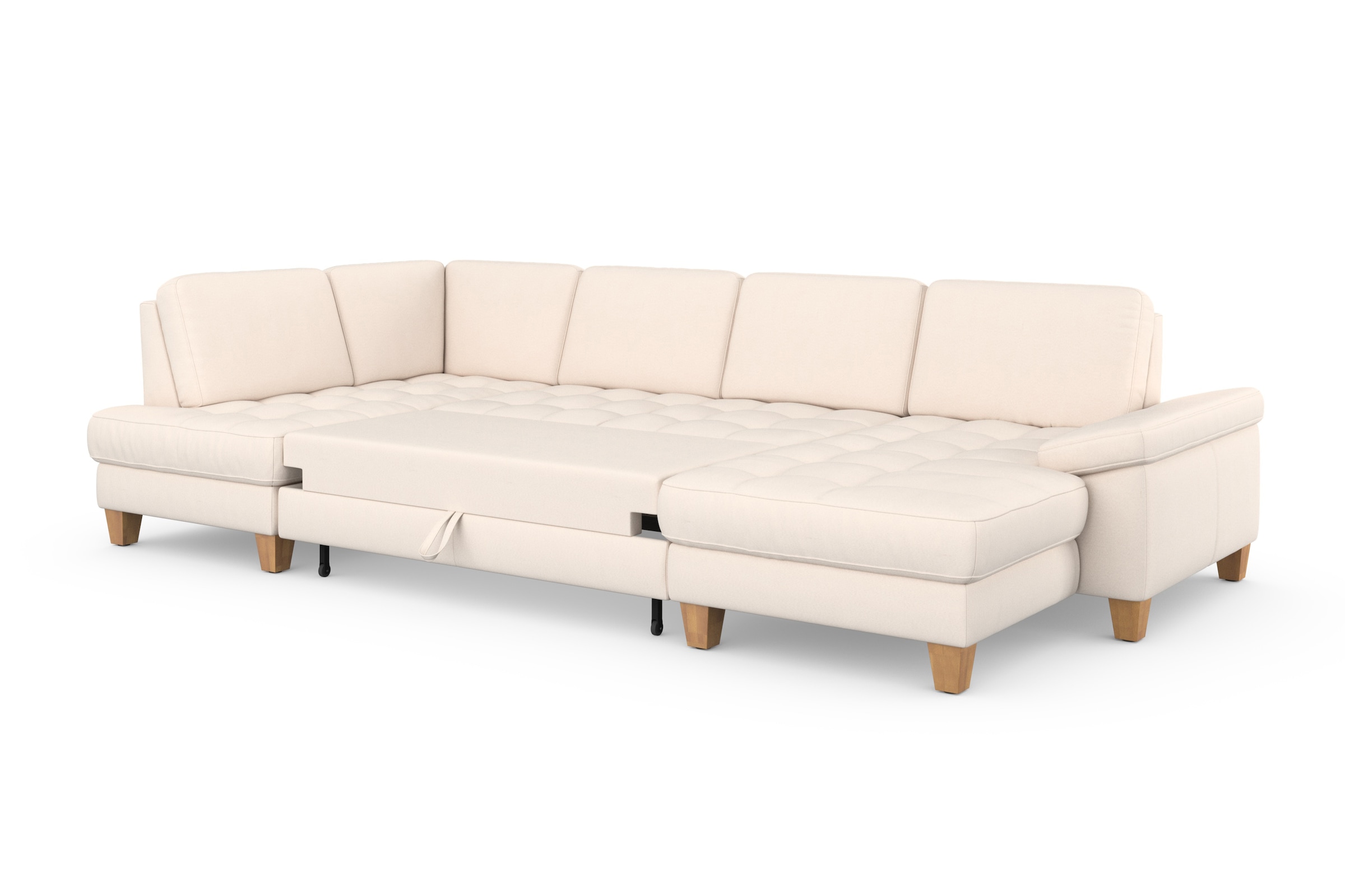 sit&more Wohnlandschaft »Westham U-Form«, wahlweise mit Bettfunktion, Bettkasten, Sitztiefenverstellung