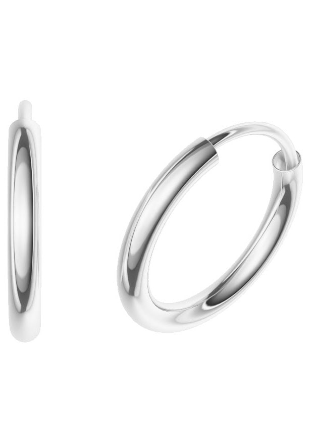 Firetti Paar Creolen »Schmuck Geschenk Silber 925 2,0 mm breit«, Made in Germany