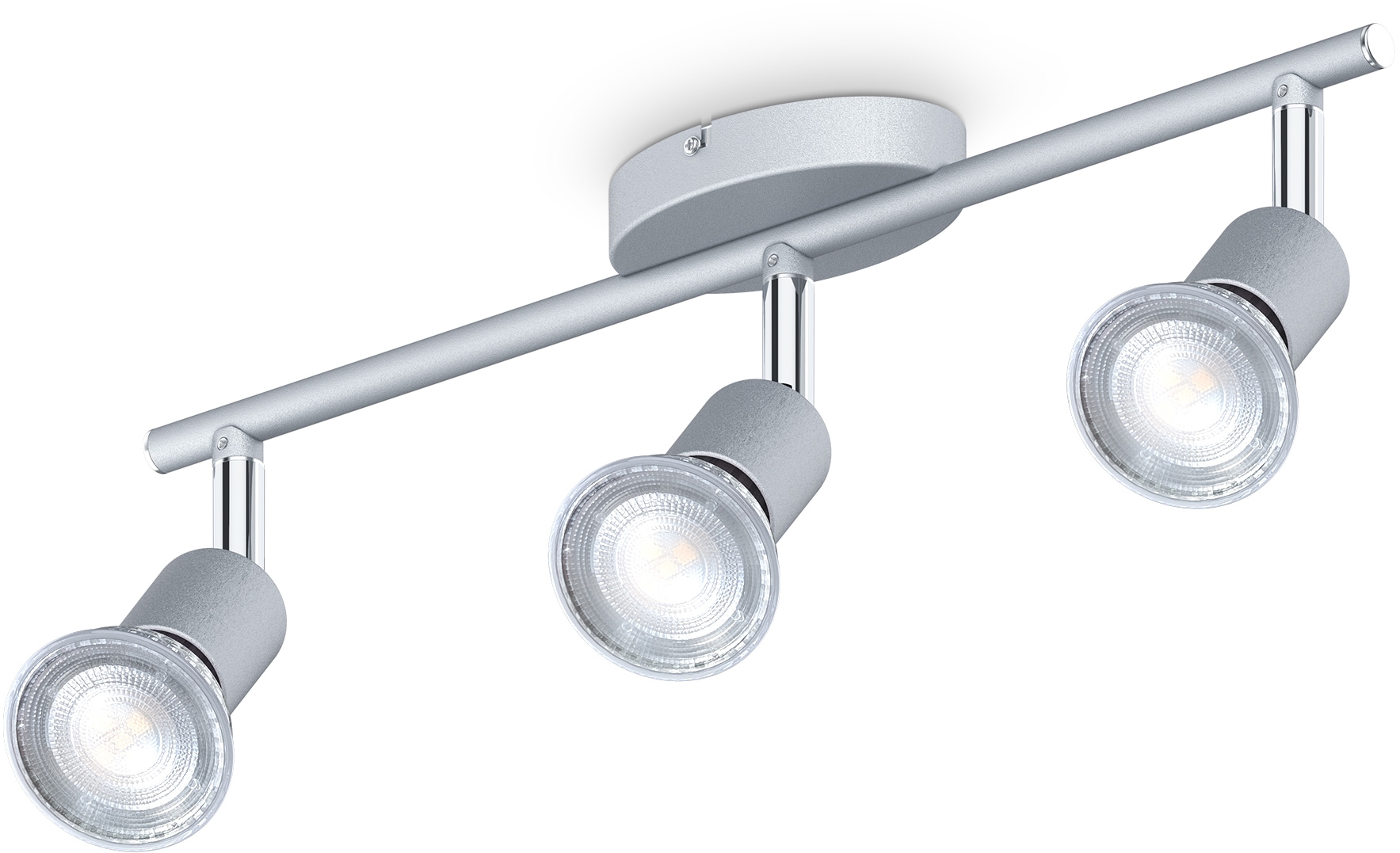 B.K.Licht Deckenleuchte, 3 flammig, Leuchtmittel GU10   LED wechselbar, 3-f günstig online kaufen