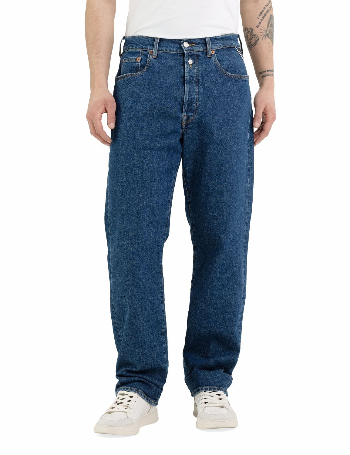Replay Straight-Jeans »M9Z1 9Zero1 90´s Straight Fit« Mit Washed-Look