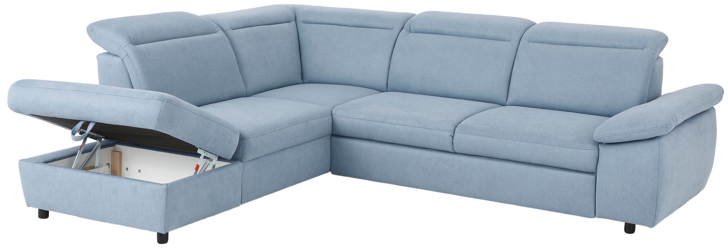 Home affaire Ecksofa »Mauritius L-Form«, mit Ottomane, mit Kopfteil- und Armlehnverstellung