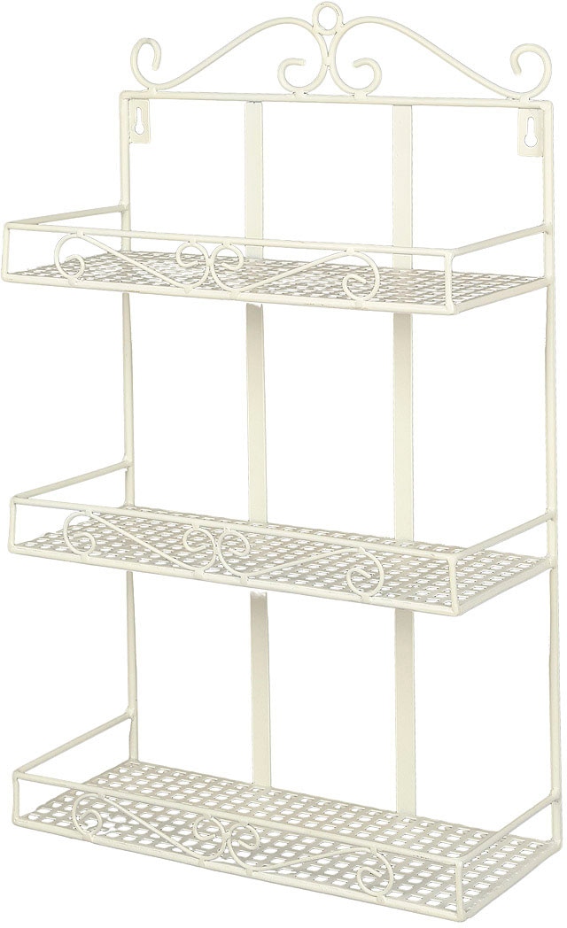 Ambiente Haus Deko-Wandregal »Wandregal - antikweiss 50cm« 1 tlg. günstig online kaufen