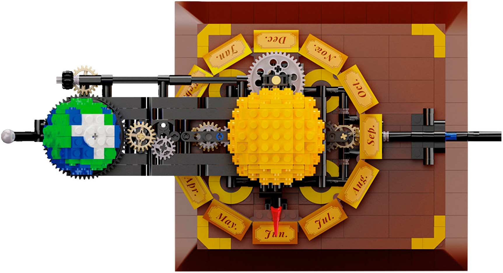 Jamara Konstruktions-Spielset »CaDA, Solar System Bricks«, (865 St.)