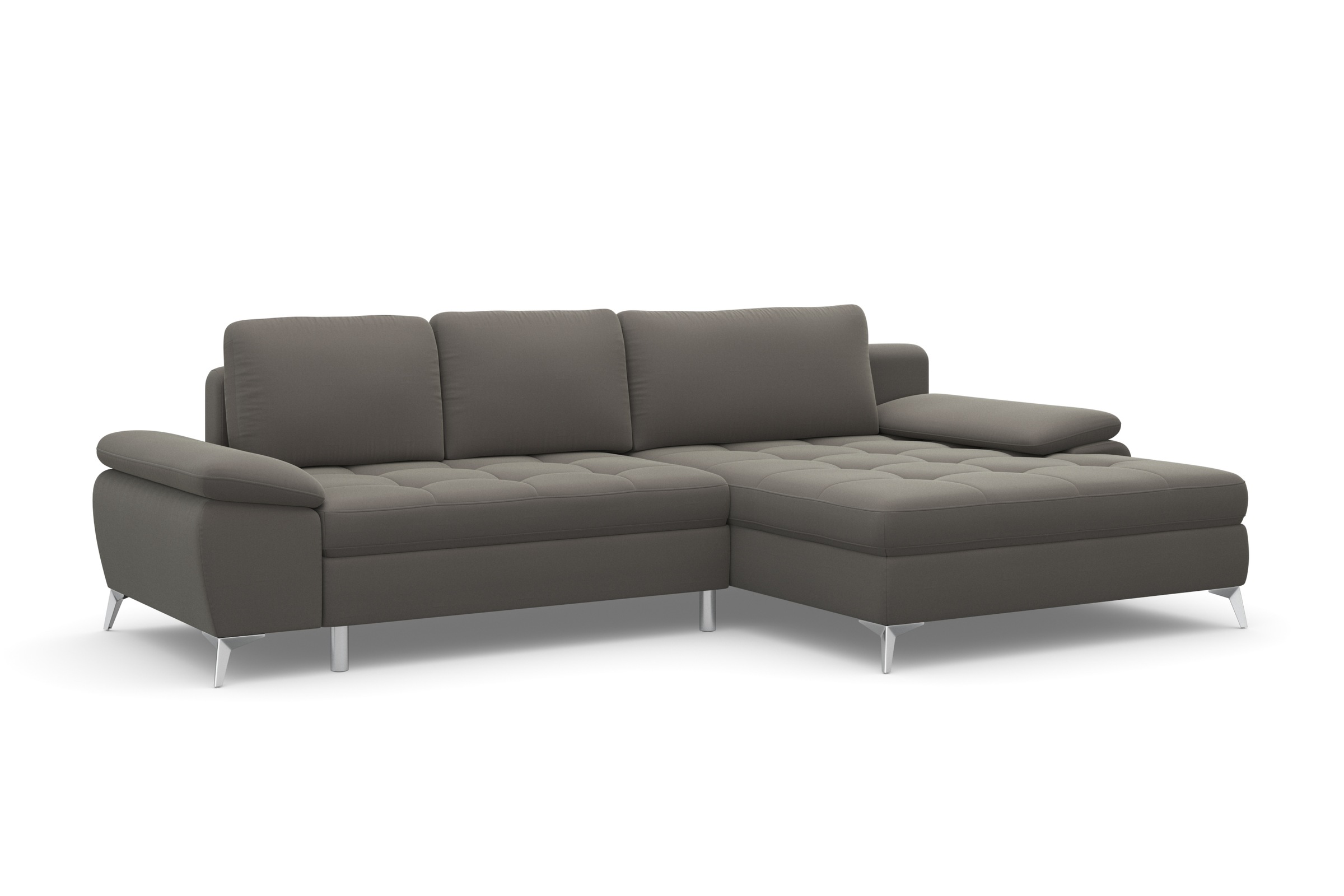 sit&more Ecksofa »Latigo L-Form«, mit Mega-Recamiere, wahlweise mit Bettfunktion und Bettkasten