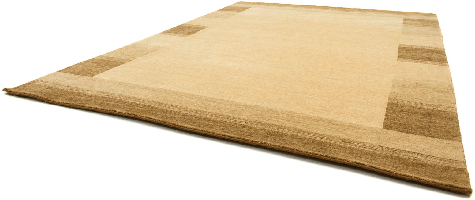 morgenland Wollteppich »Gabbeh Teppich handgewebt beige«, rechteckig, 8 mm günstig online kaufen