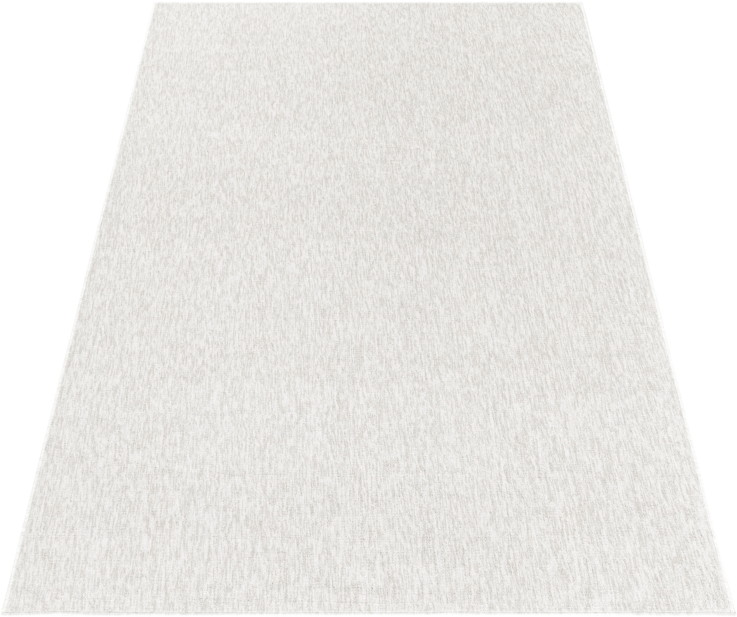 Ayyildiz Teppiche Teppich »Nizza 1800 Kurzflorteppich«, rechteckig, 6 mm Höhe, pflegeleicht, leicht melierter Kurzflor, ringsum gekettelt, Wohnzimmer