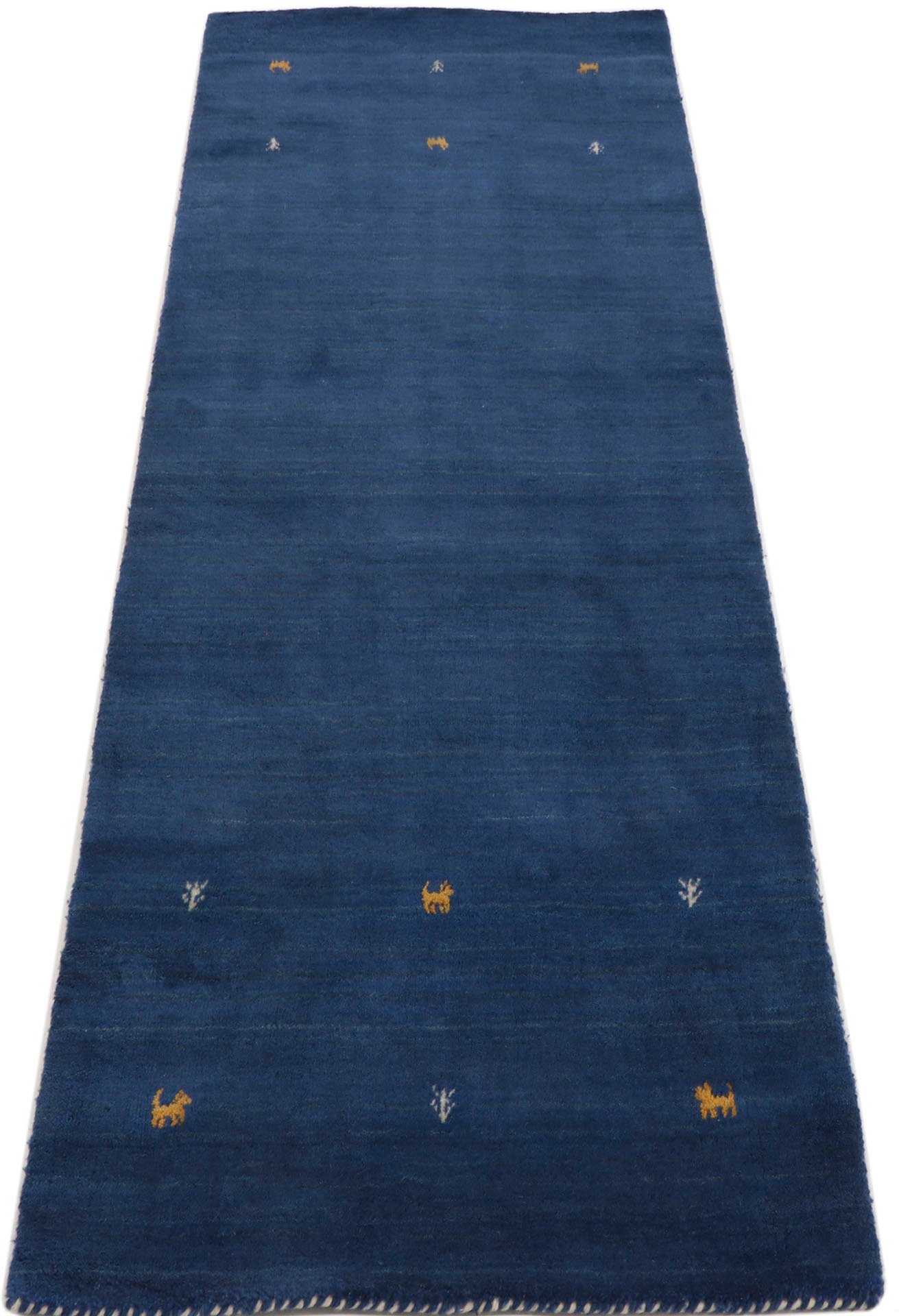 carpetfine Wollteppich »Gabbeh Uni, auch als Läufer erhältlich«, rechteckig günstig online kaufen