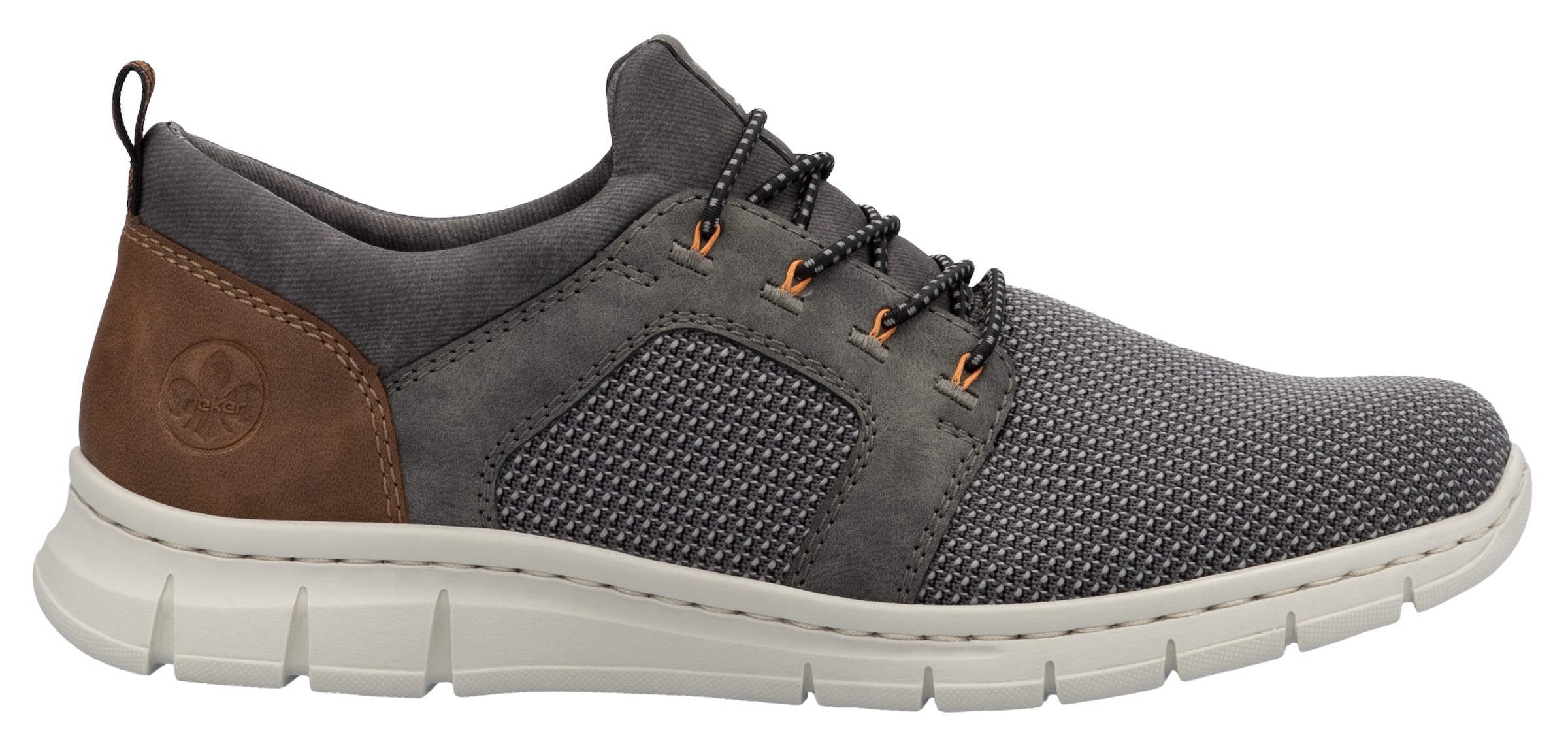 Rieker Slip-On Sneaker, Schlupfschuh, Halbschuh, Freizeitschuh mit Gummizug, zum Schlupfen