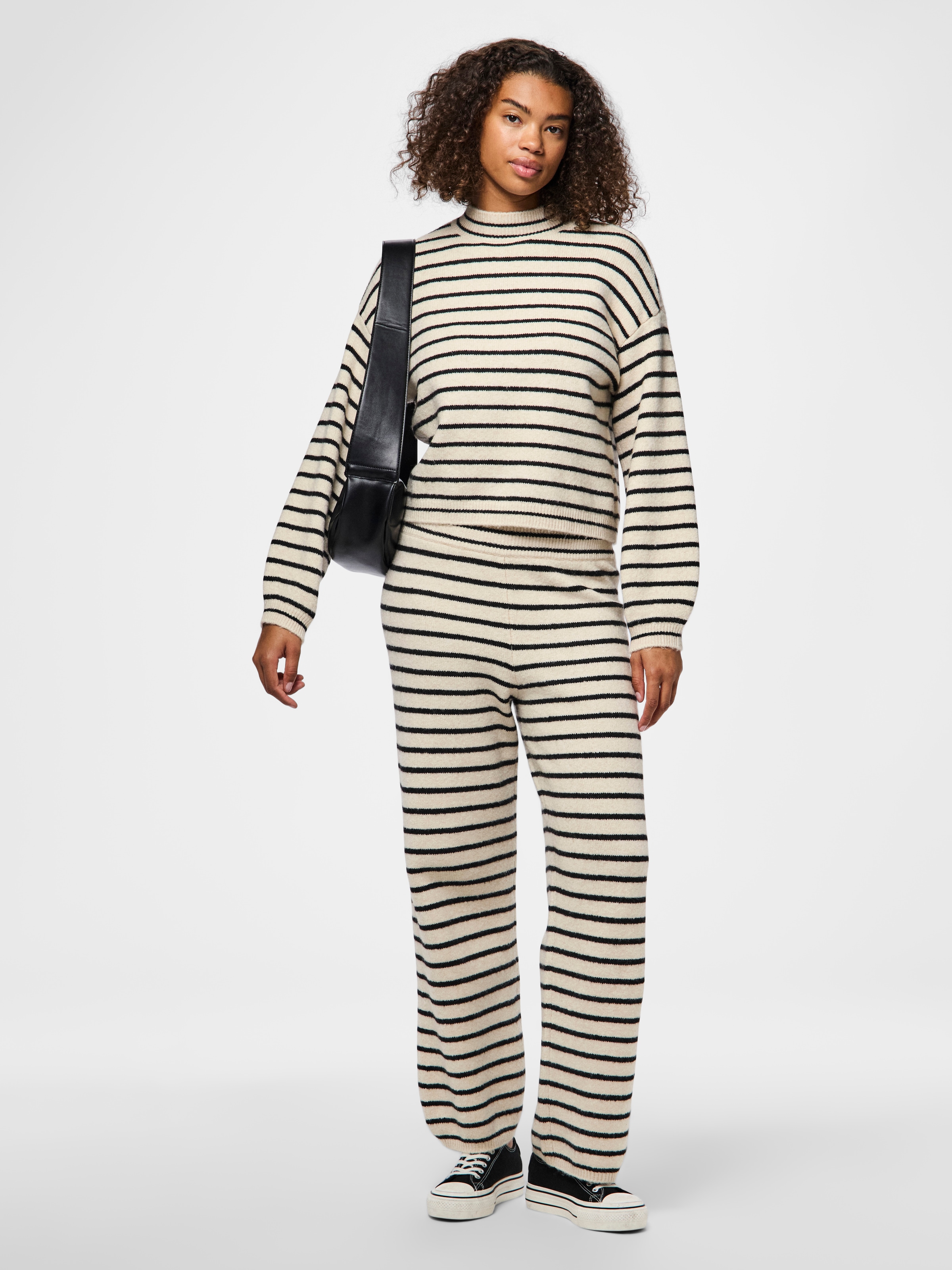 pieces Stehkragenpullover »PCPENNA LS HIGH NECK KNIT BC«