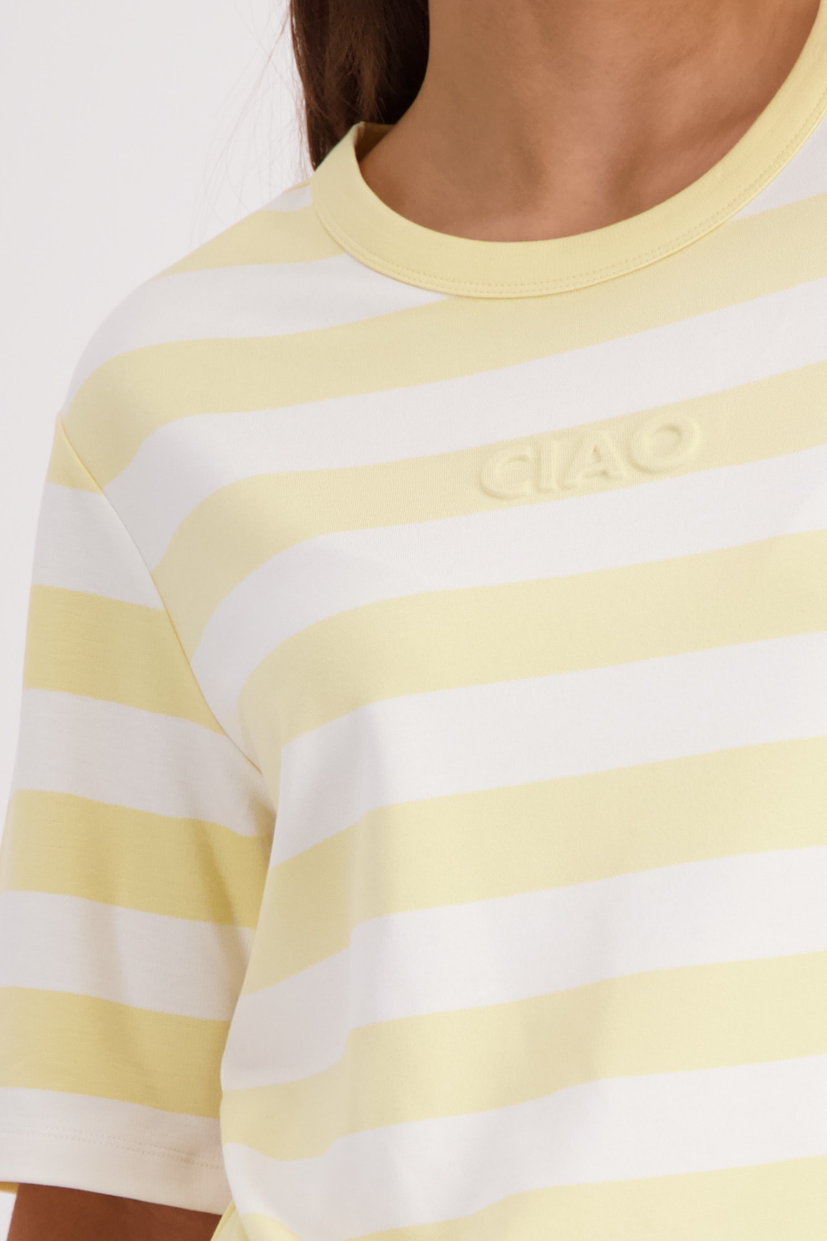 Monari Sweatshirt »Sweatshirt Basic Ringel«, Regular fit mit Streifen
