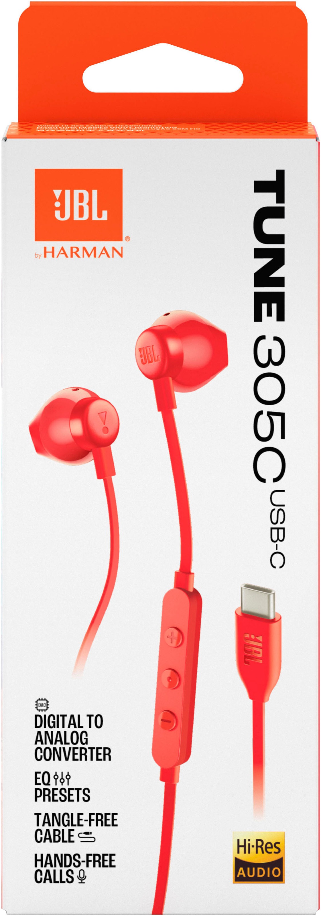JBL In-Ear-Kopfhörer »Tune 305C«, Freisprechfunktion-Freisprechfunktion