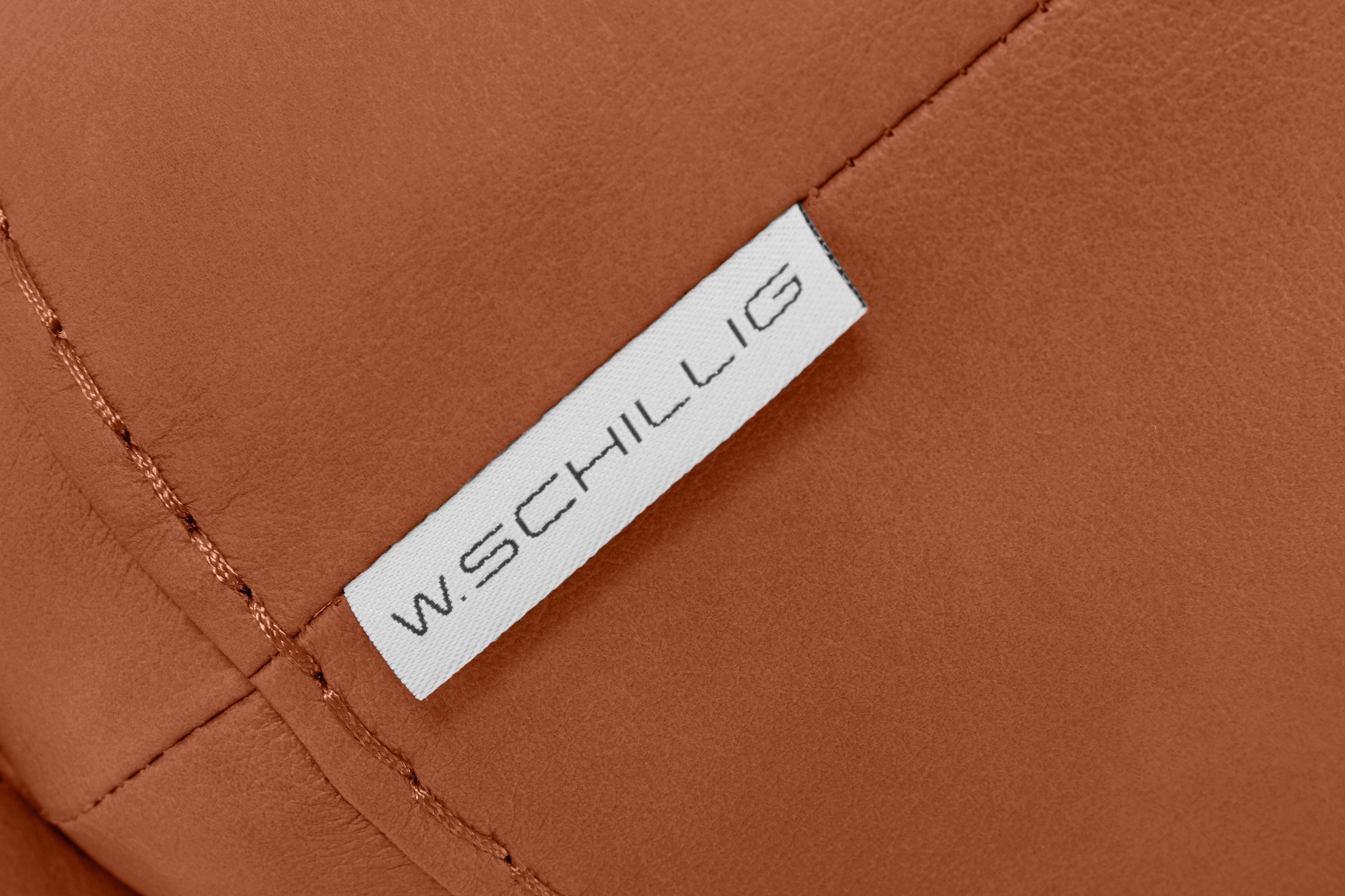 W.SCHILLIG Hocker »montanaa«, mit Metallkufen in Bronze pulverbeschichtet, Breite 71 cm