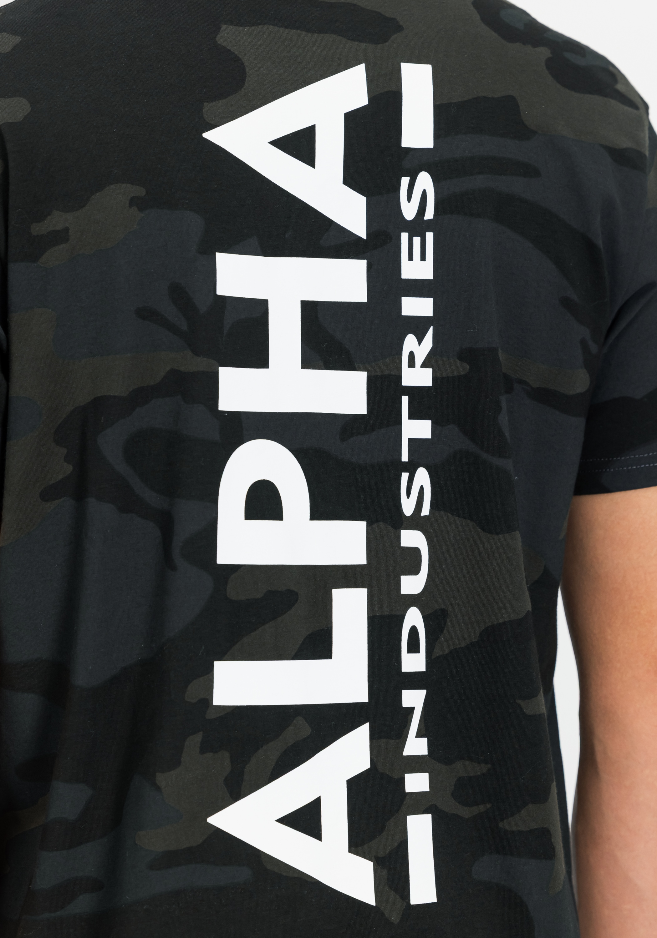 Alpha Industries T-Shirt »Alpha Industries Men - T-Shirts Backprint T-Shirt Camo«