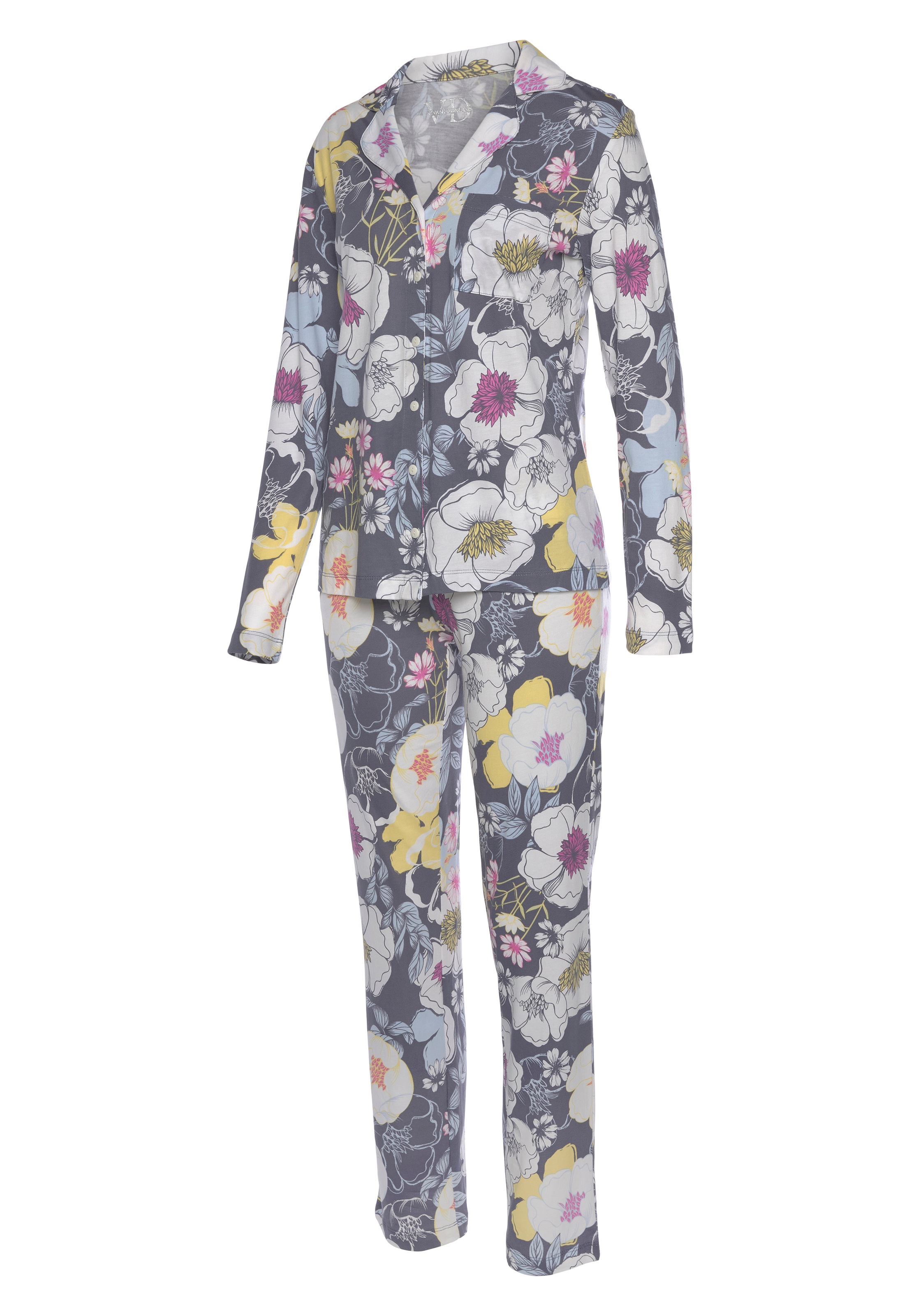 Vivance Dreams Pyjama, tlg.), schönem Muster in online bestellen (2