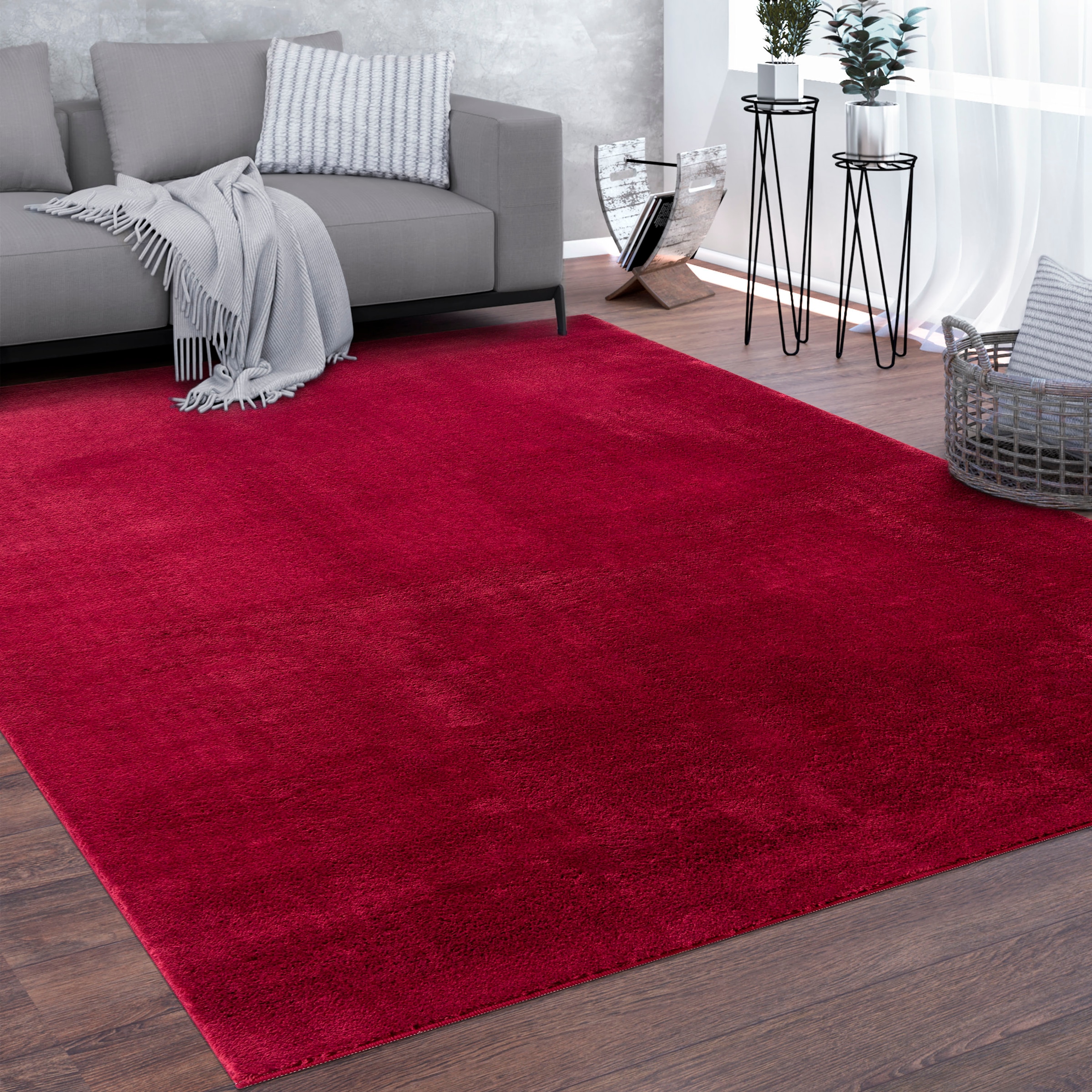 Paco Home Teppich als waschbar rechteckig, erhältlich, auf Uni-Farben, Raten besonders kaufen weich, Läufer auch 630«, »Cadiz