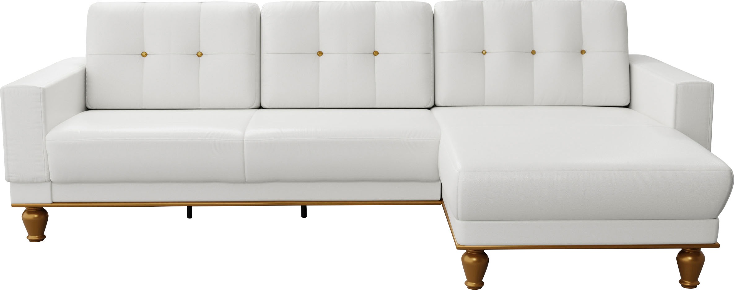 sit&more Ecksofa »Orient 5 L-Form« mit Strass-Stein, wahlweise mit Bettfunk günstig online kaufen