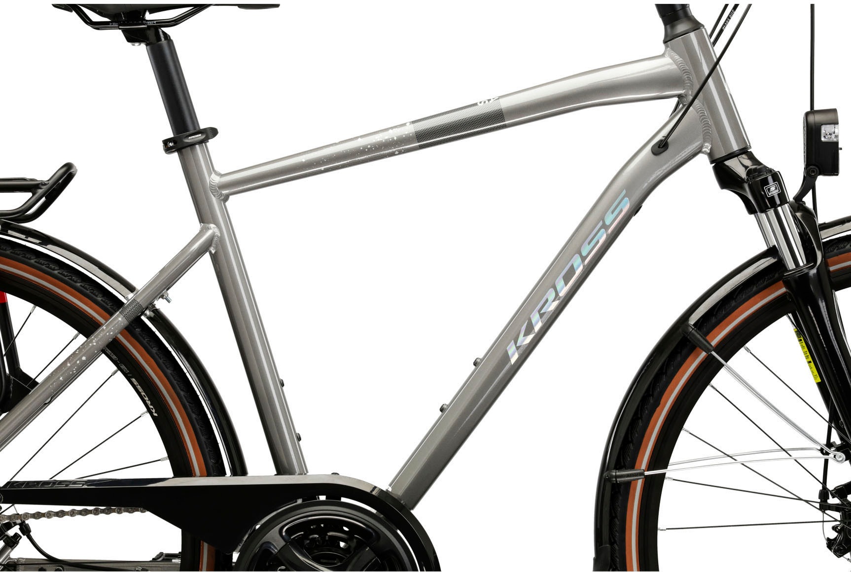 Kross Trekkingrad »KROSS Trekkingrad 28" Trans 3.0 ULT.RA silver 24 Gänge« 24 Gang Shimano ACERA M3020 Schaltwerk Kettenschaltung