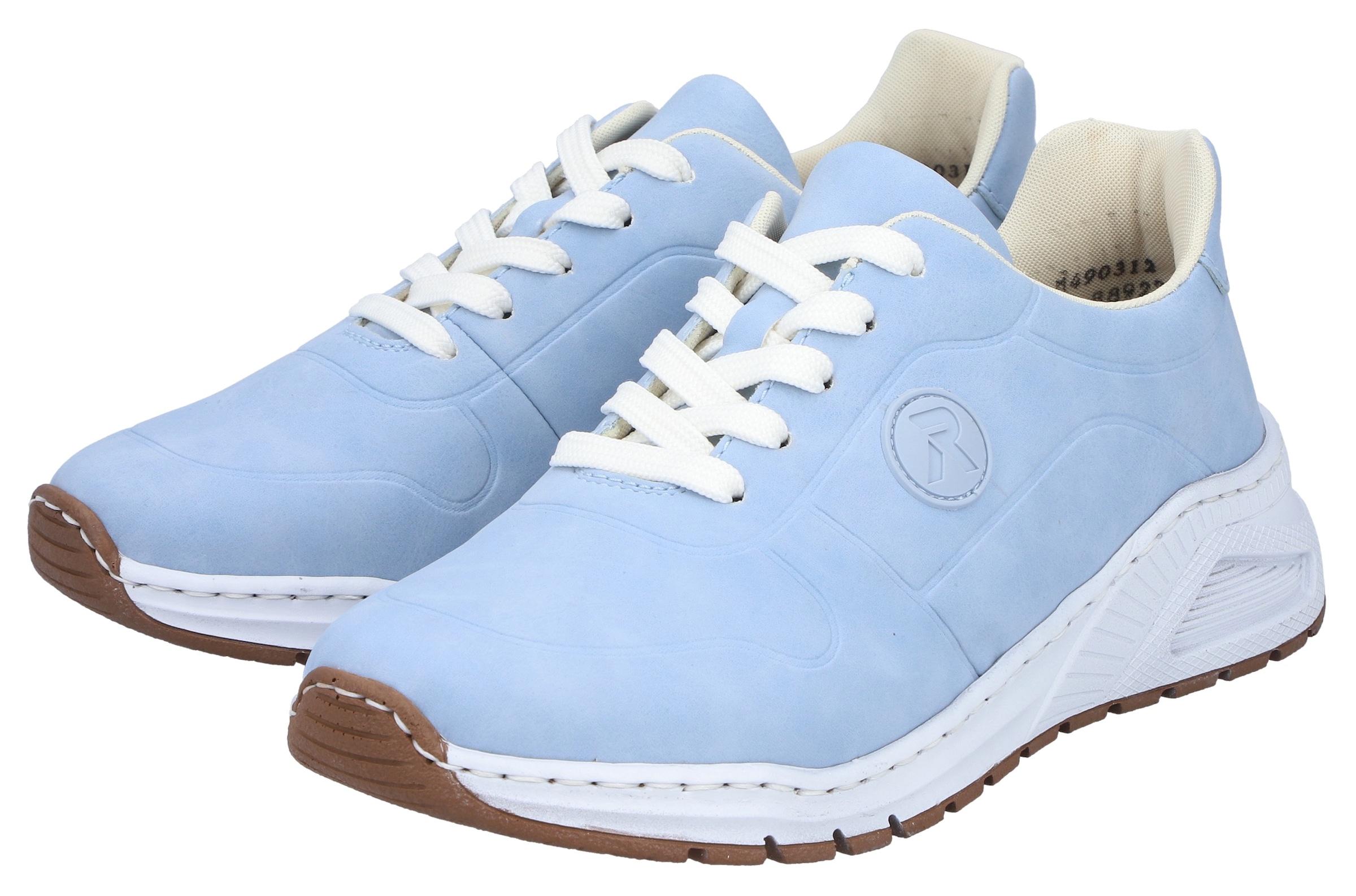 Rieker Sneaker  mit MemoSoft-Innensohle, Freizeitschuh, Halbschuh, Schnürschuh