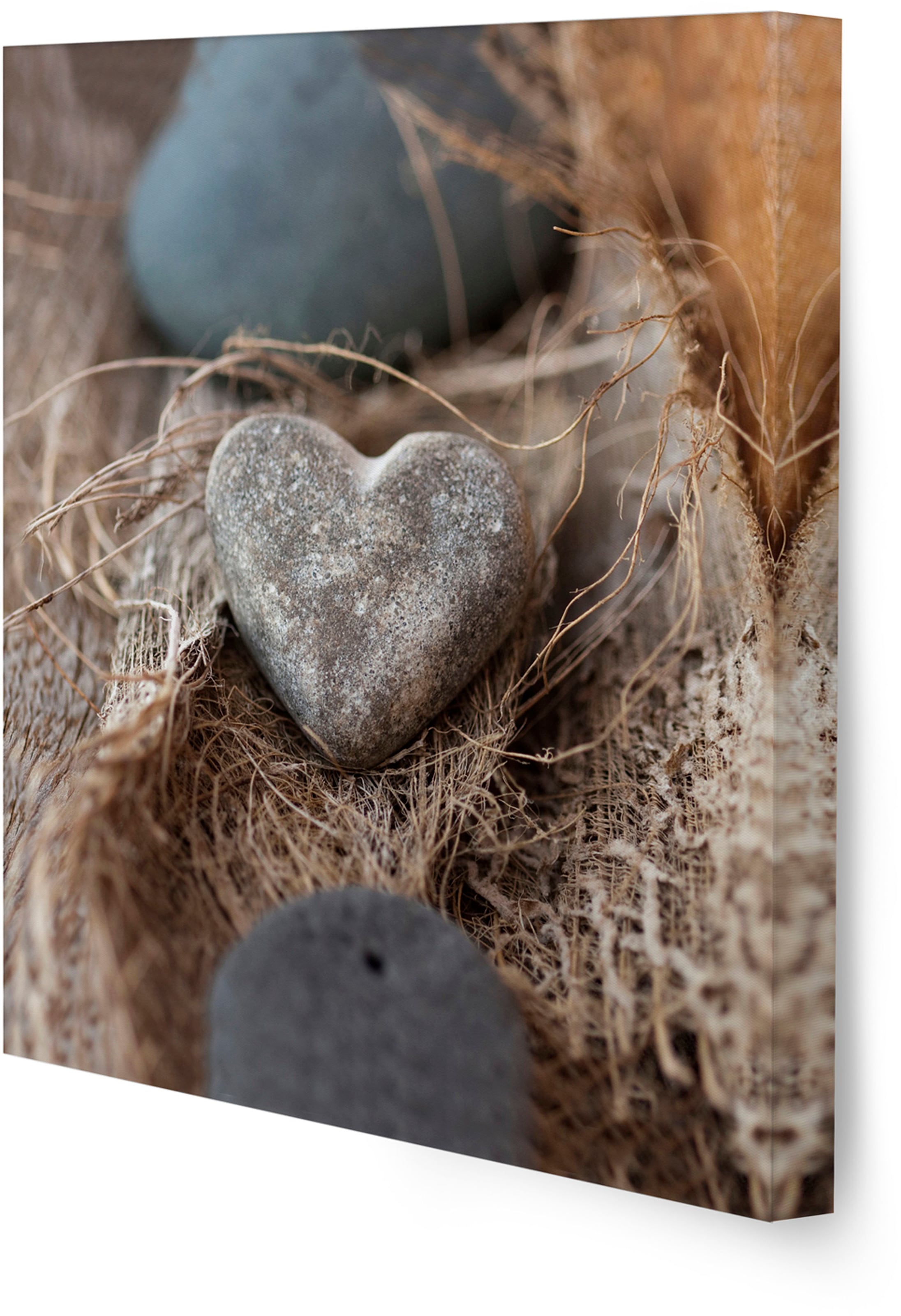 Art for the home Leinwandbild »Home« Natur | Zen 5 Stk. tlg. Zuhause SET 5-teilig   80x60 cm