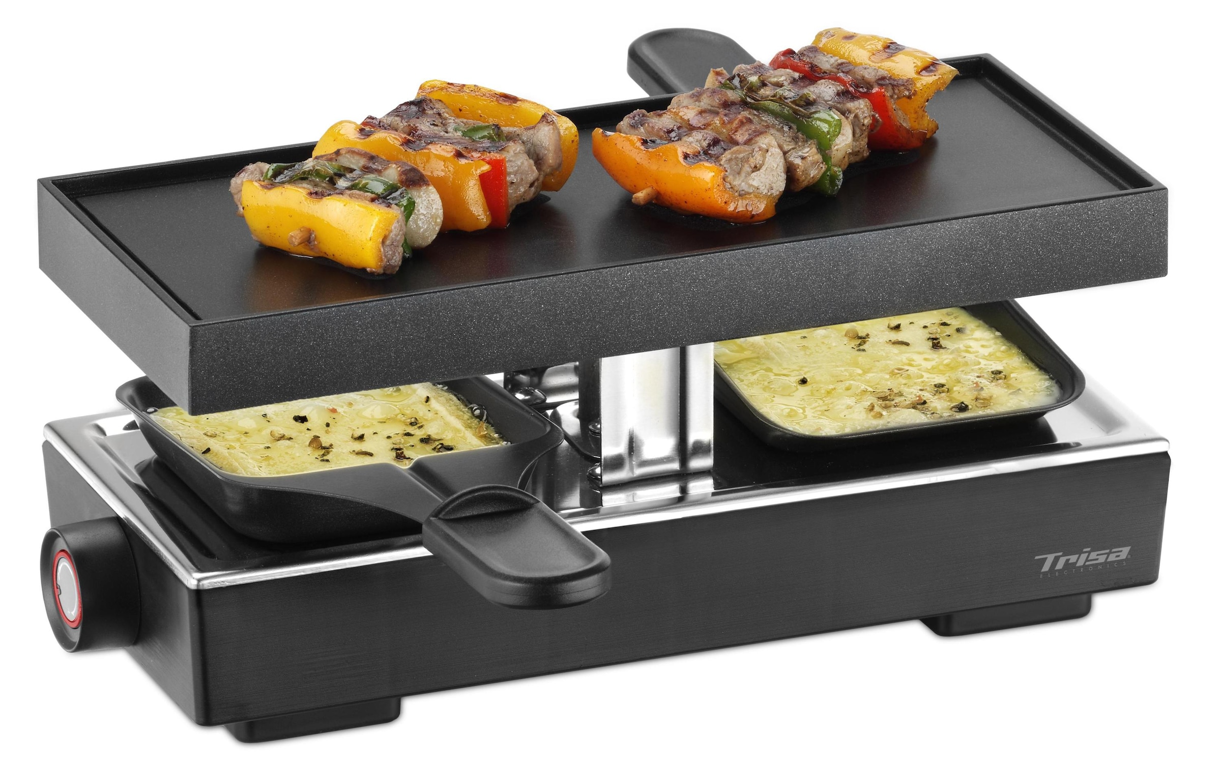 Trisa Raclette »Style« 2 Stk. Raclettepfännchen 440 W
