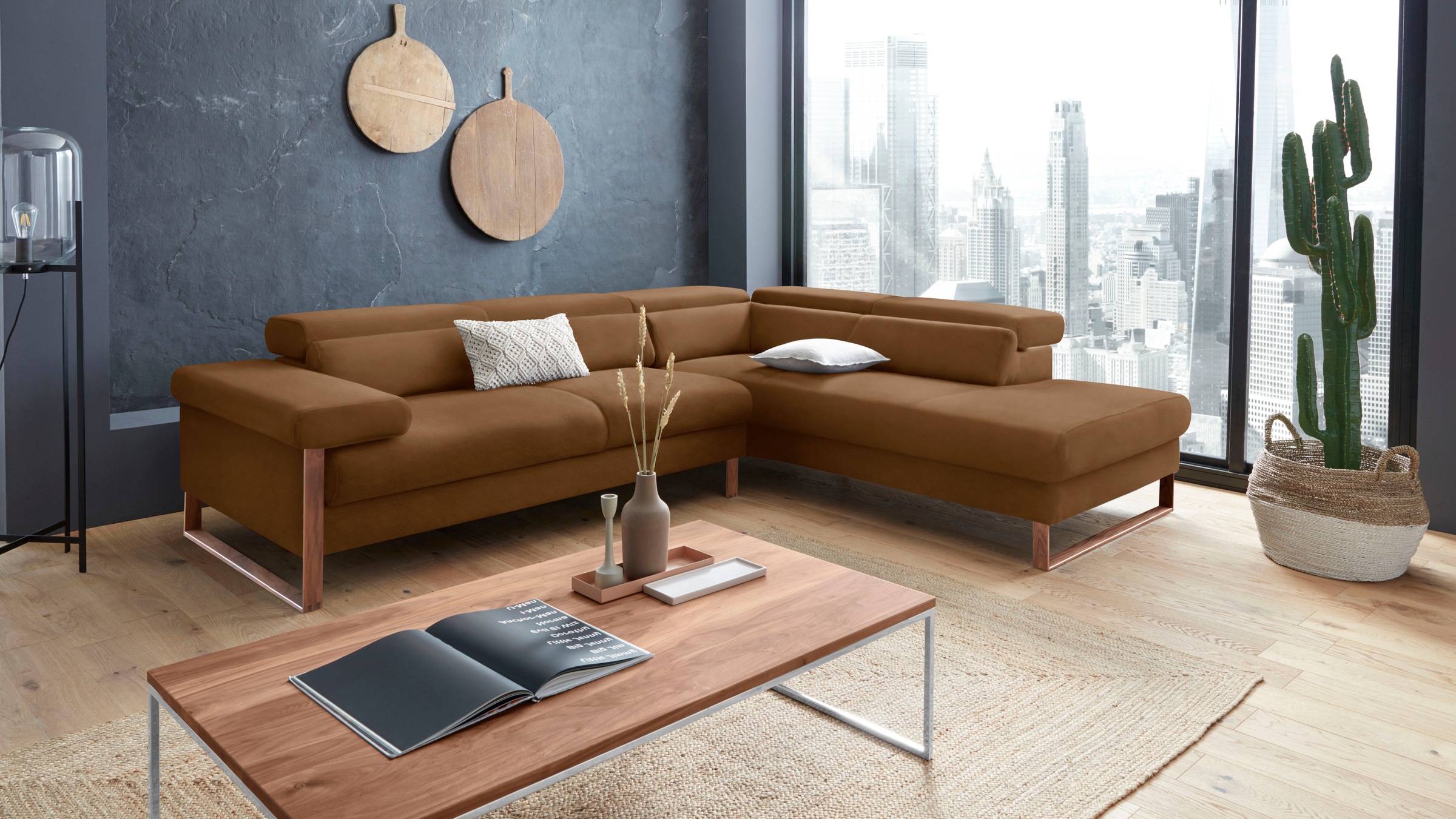 W.SCHILLIG Ecksofa "finn, Designsofa mit tollem Sitzkomfort, bequem, L-Form günstig online kaufen
