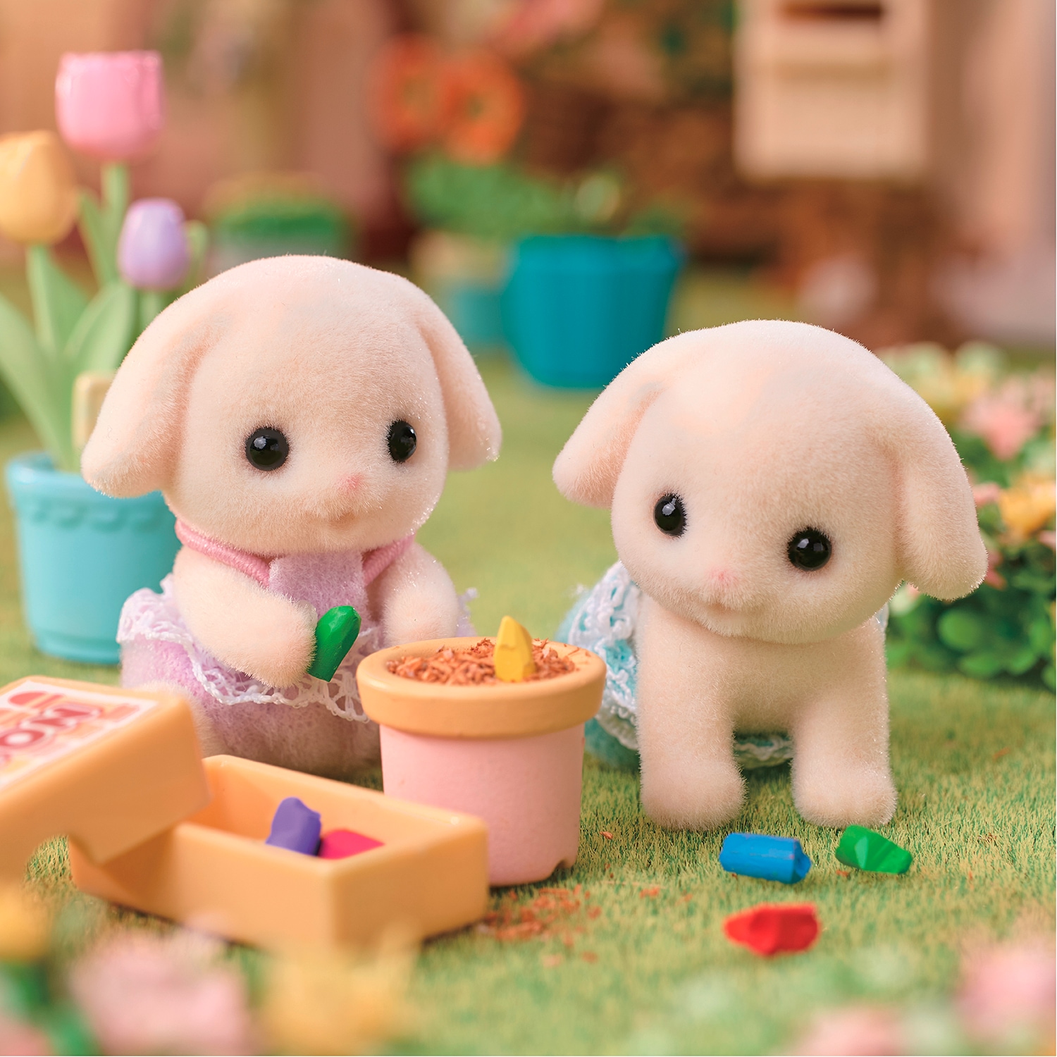 Sylvanian Families Spielfigur »Kaninchen Zwillinge (5737)«