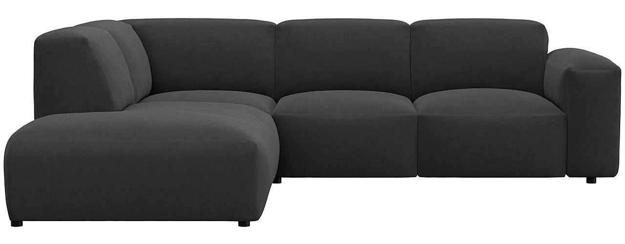 FLEXLUX Ecksofa "Lucera, super bequem durch hochwertigen Sitzaufbau mit Kal günstig online kaufen