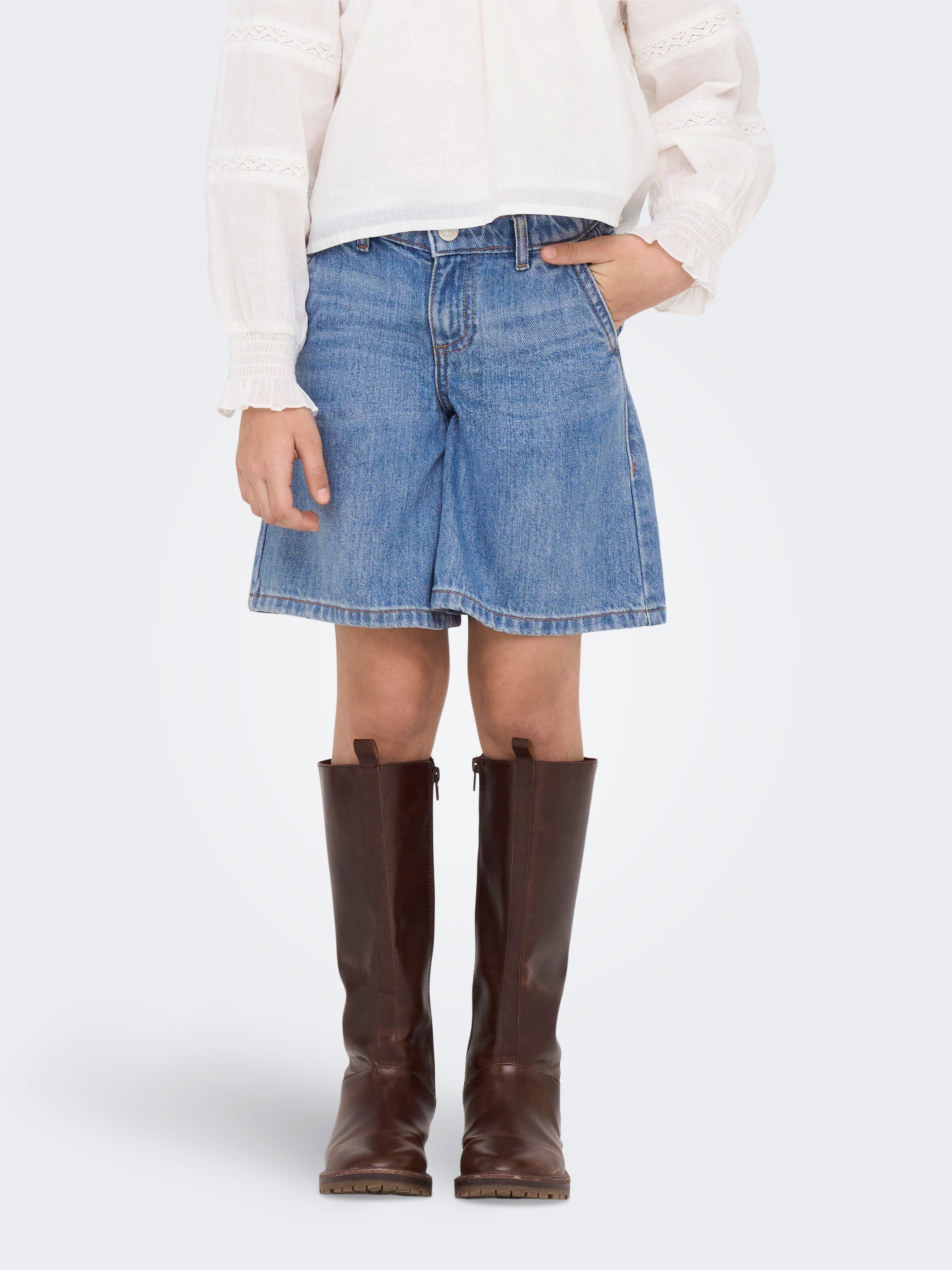 KIDS ONLY Jeansshorts »KOGCOMET WIDE LONG SHORTS DNM DIA NOOS«