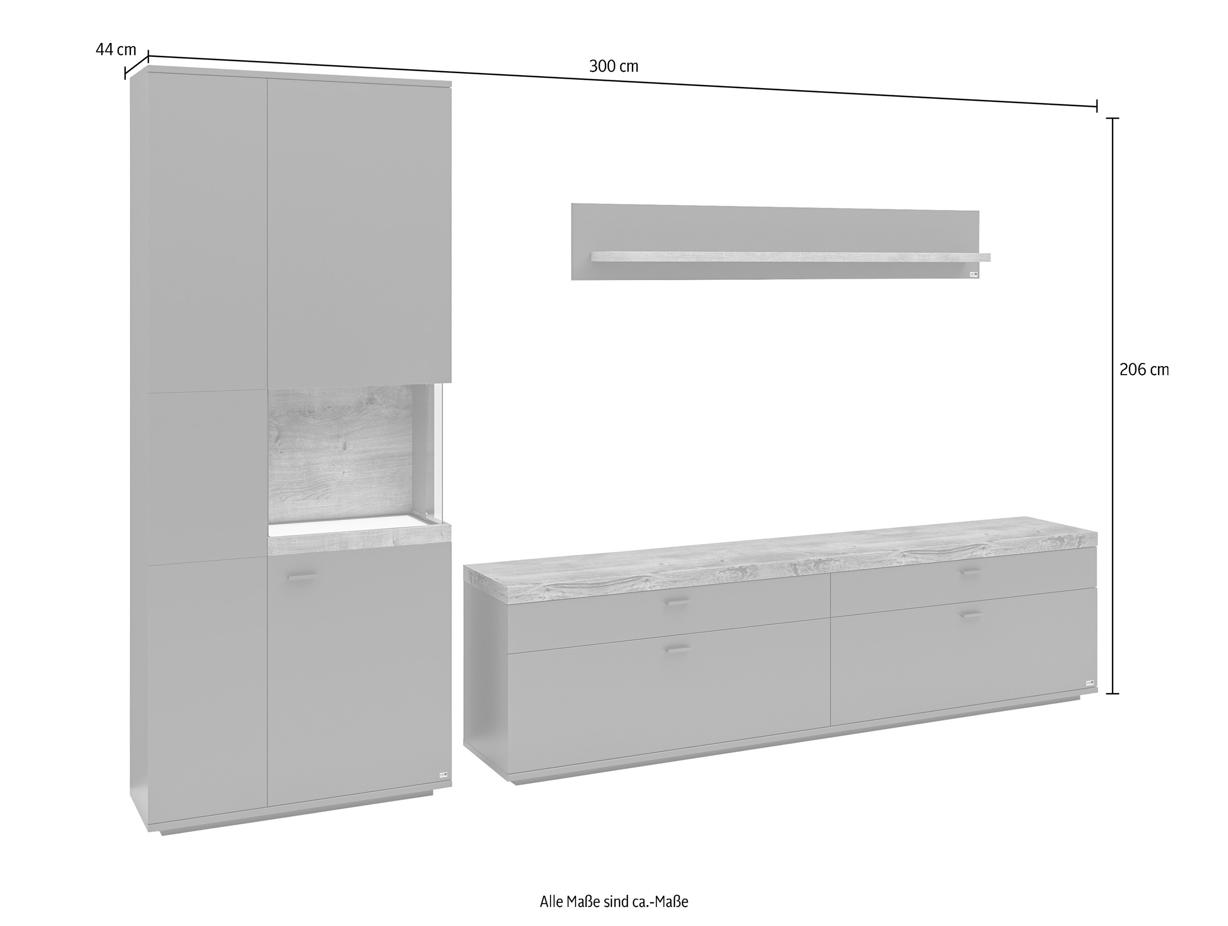 set one by Musterring Wohnwand »Lancaster«