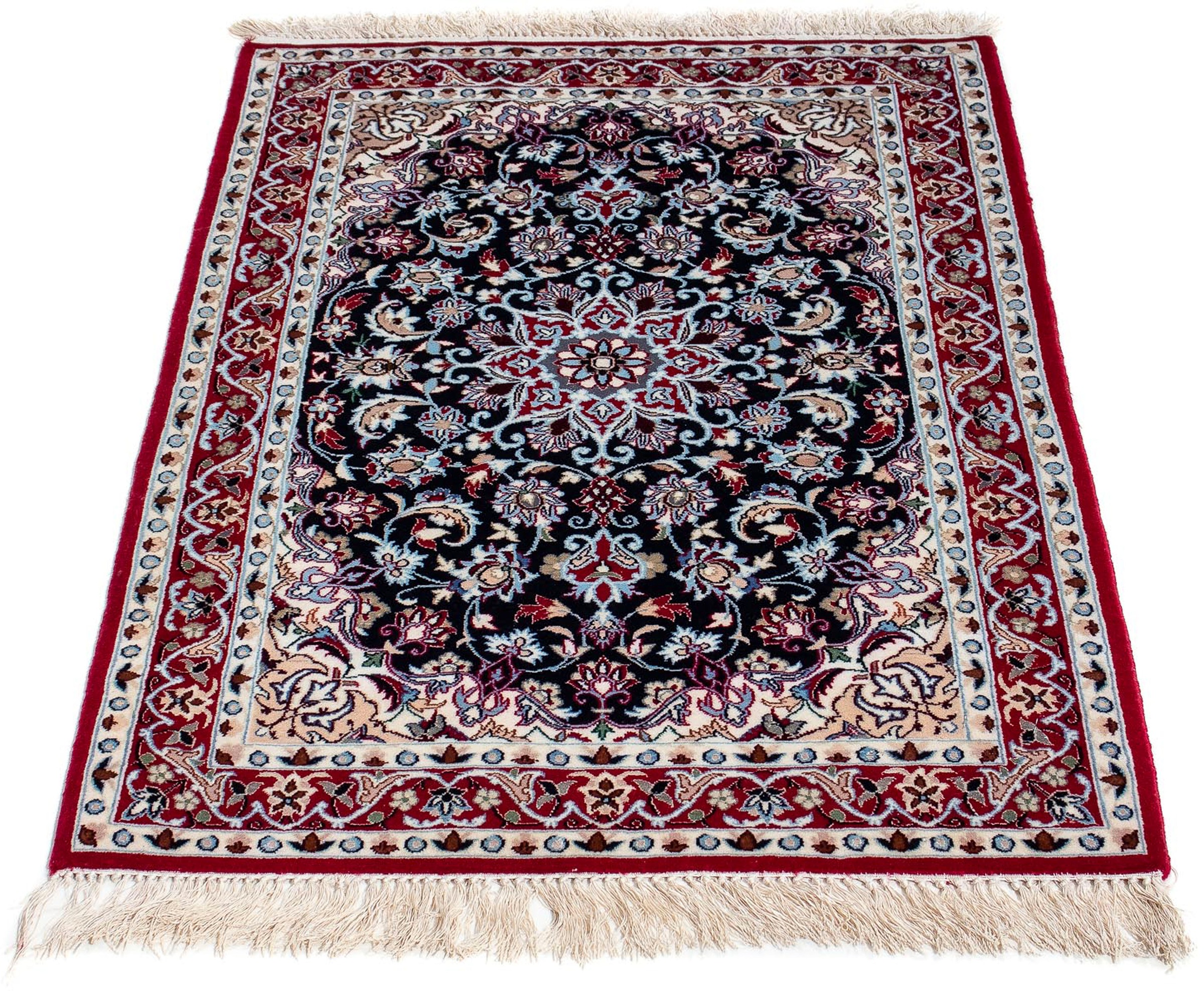 morgenland Orientteppich »Perser - Isfahan - Premium - 104 x 72 cm - dunkel günstig online kaufen