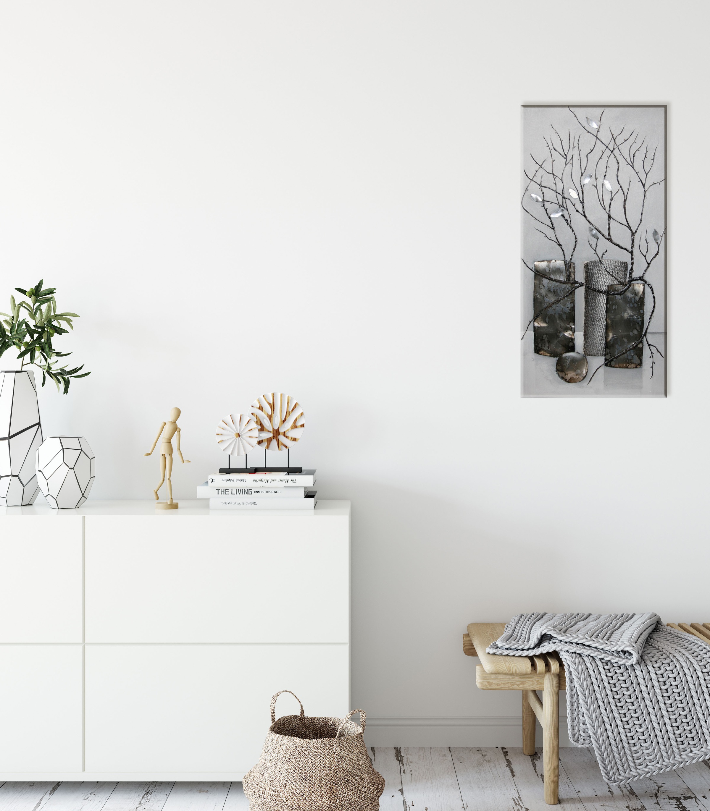 Bönninghoff Ölbild »Ölgemälde, Pflanzen« 1 Stk. tlg. handgefertigt günstig online kaufen