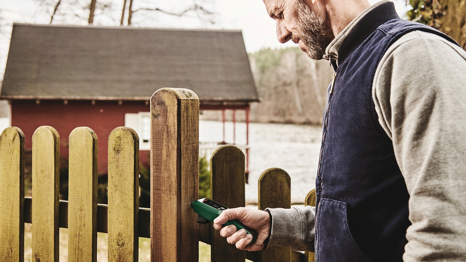 Bosch Home & Garden Feuchtigkeitsmesser »UniversalHumid«, mit 2 Speicherplätzen und LED-Display, inkl. Batterien