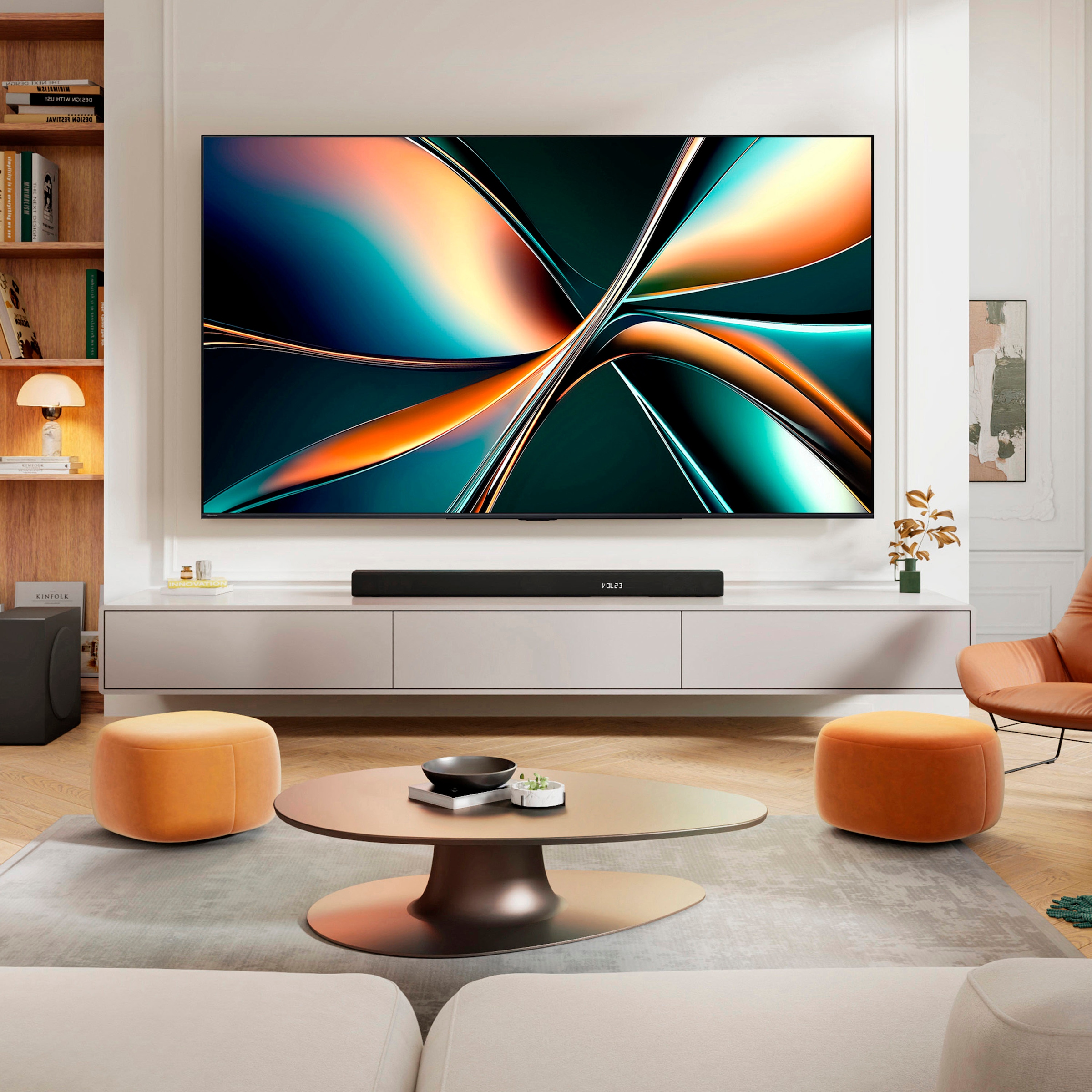 Hisense QLED Mini LED-Fernseher »50U7Q«, 4K Ultra HD, Smart-TV, 4K UHD Mini LED