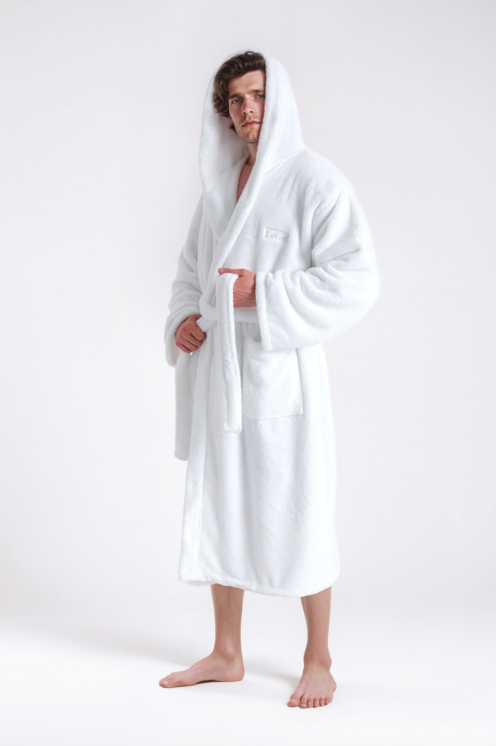 LeGer Home by Lena Gercke Unisex-Bademantel »Lovina, ideal für Sauna & Spa, Hotelbademantel, Morgenmantel«, (1 St.), kuschelig weicher Fleece, für Damen und Herren, XS-3XL