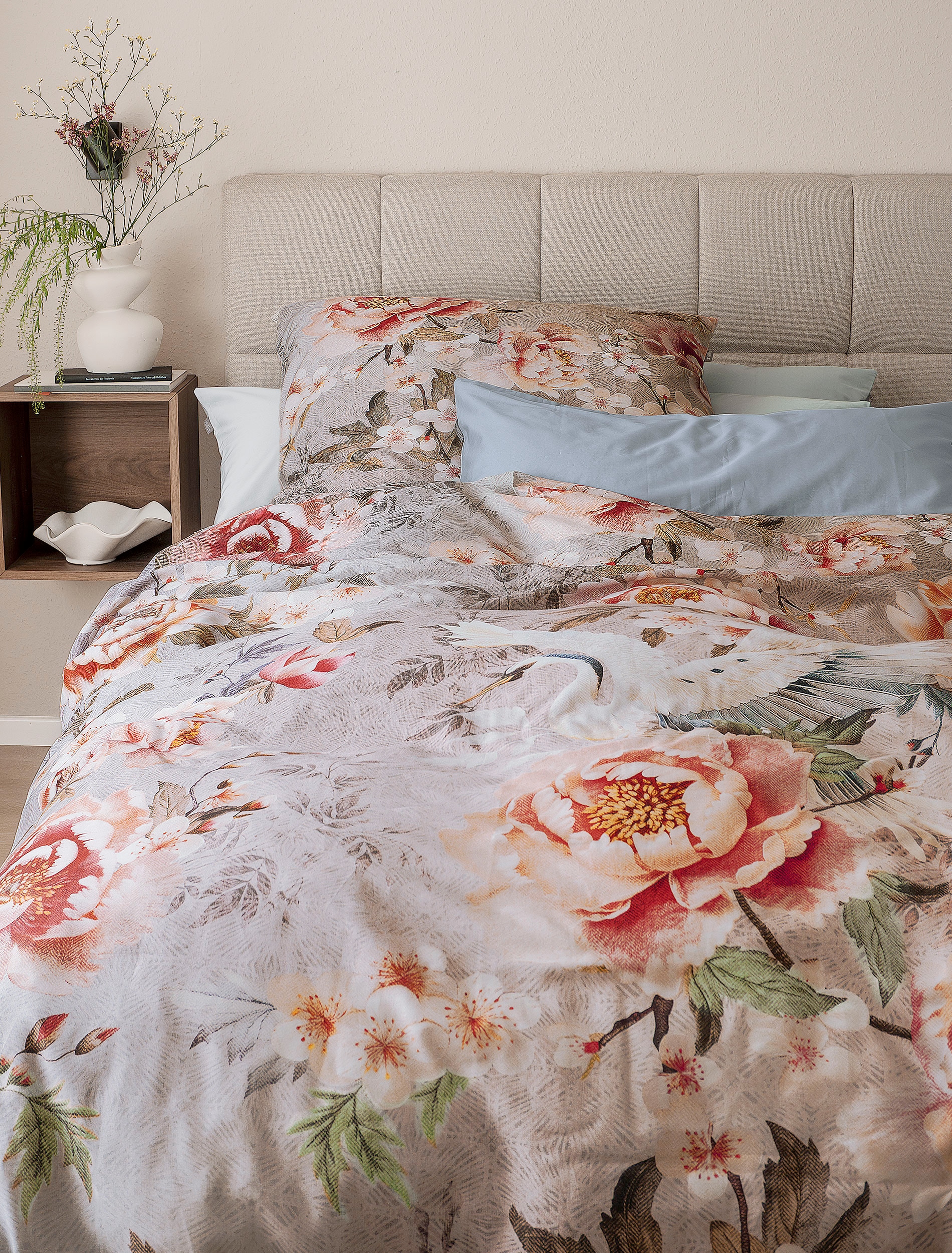 Irisette Bettwäsche »Wave 8782« 2 Mako-Satin, anschmiegsam und atmungsaktiv, Ganzjahresqualität
