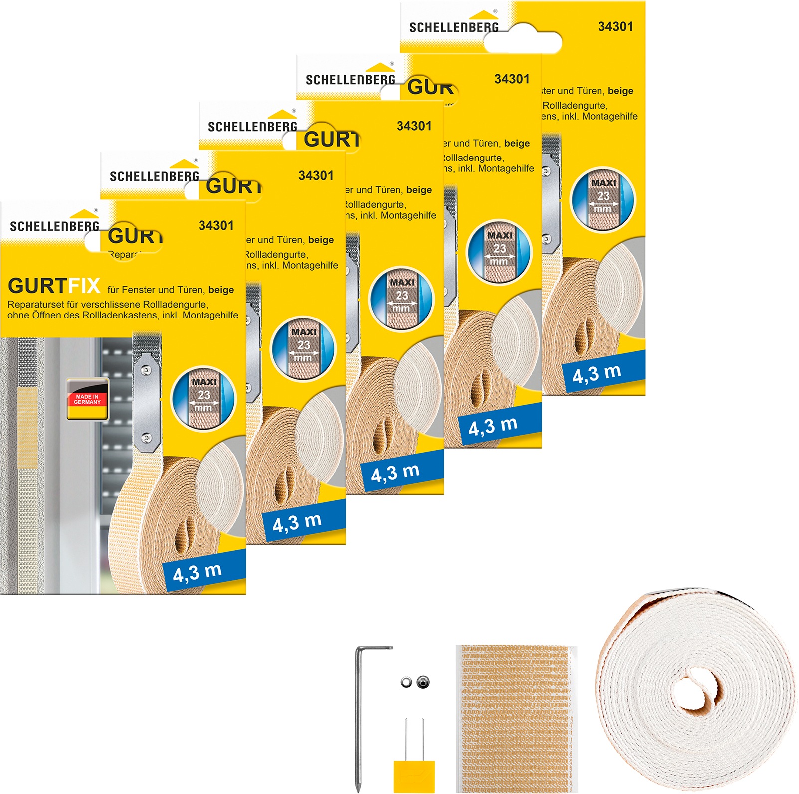 SCHELLENBERG Reparatur-Set »Rollladen Gurtfix für das Rollladensystem Maxi« günstig online kaufen