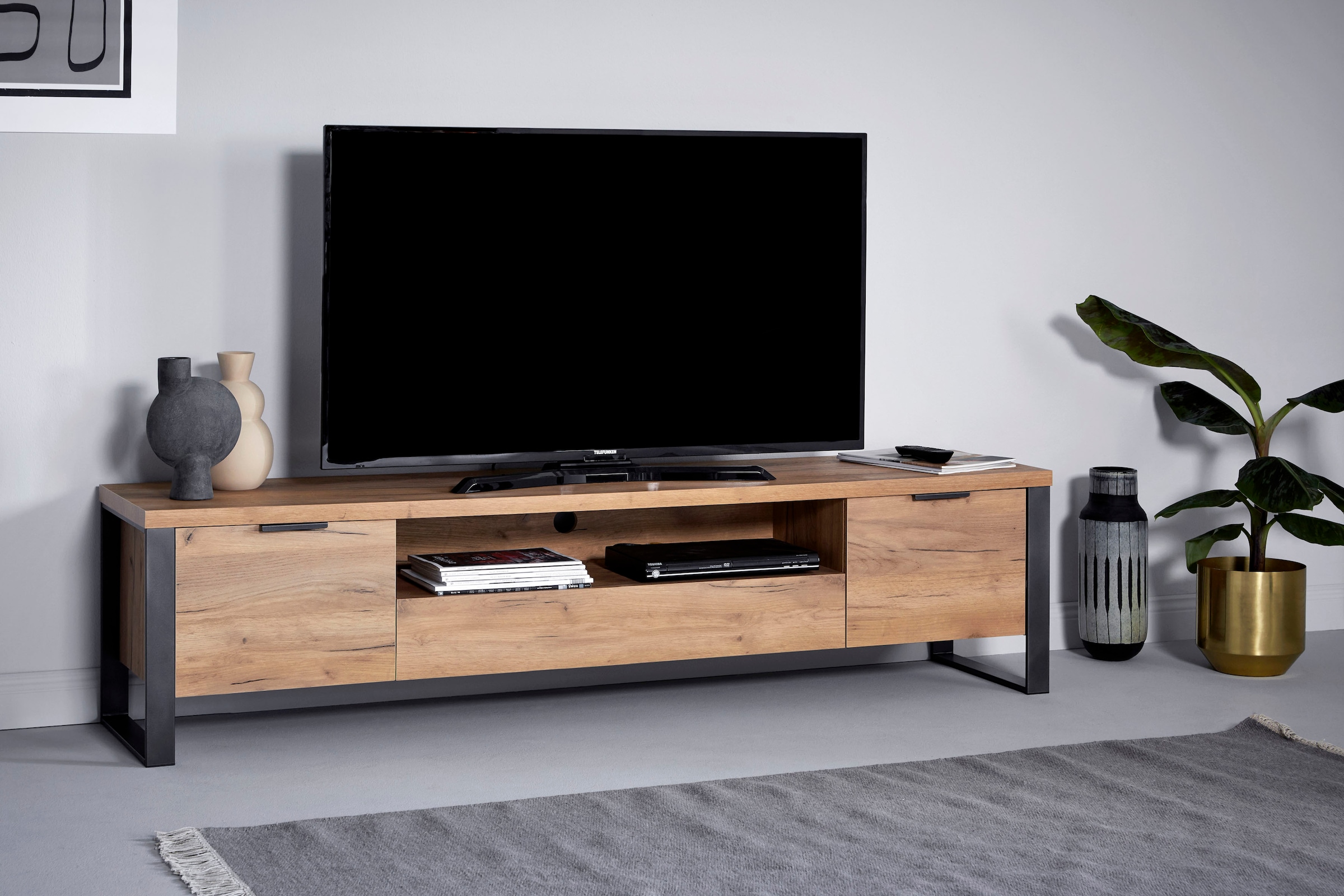 Jahnke TV-Board "LOOP", Breite ca. 180 cm günstig online kaufen