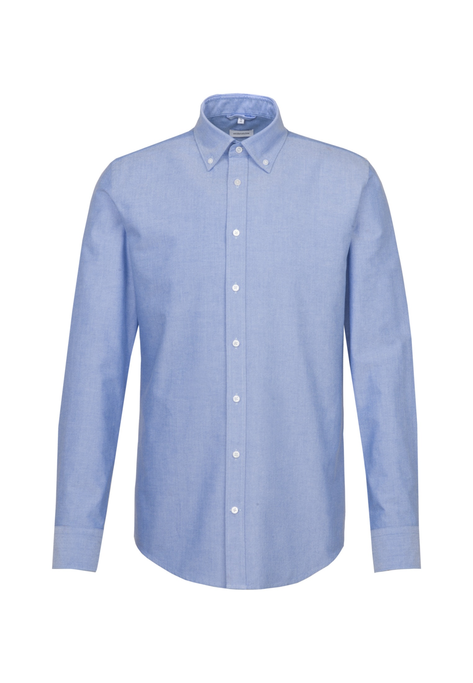 seidensticker Businesshemd »Regular«, Regular Langarm Button-Down-Kragen Uni