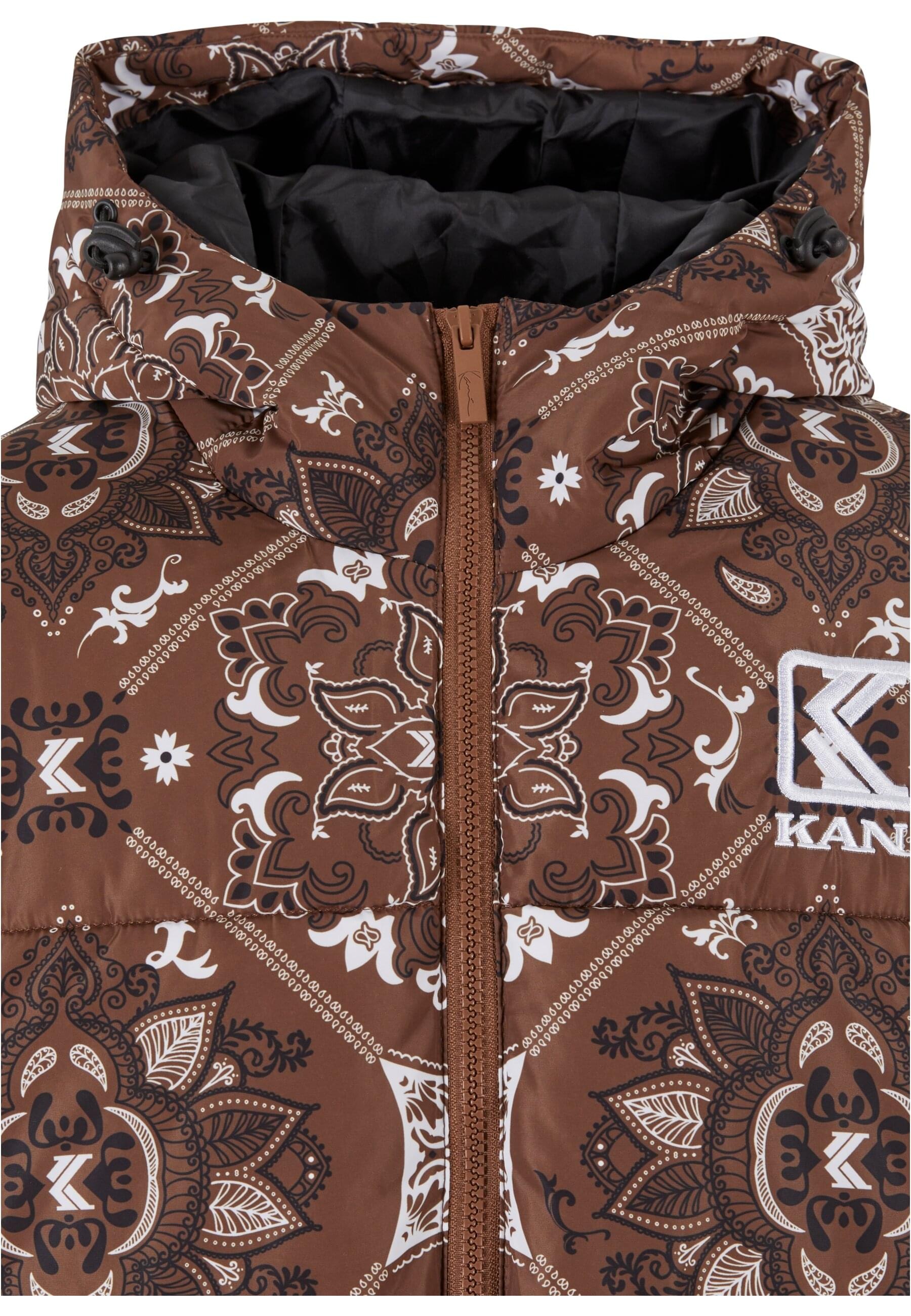 Karl Kani Winterjacke »Karl Kani Herren KM233-037-2 KK OG Paisley Puffer Jacket« 1 Stk. tlg. mitKapuze
