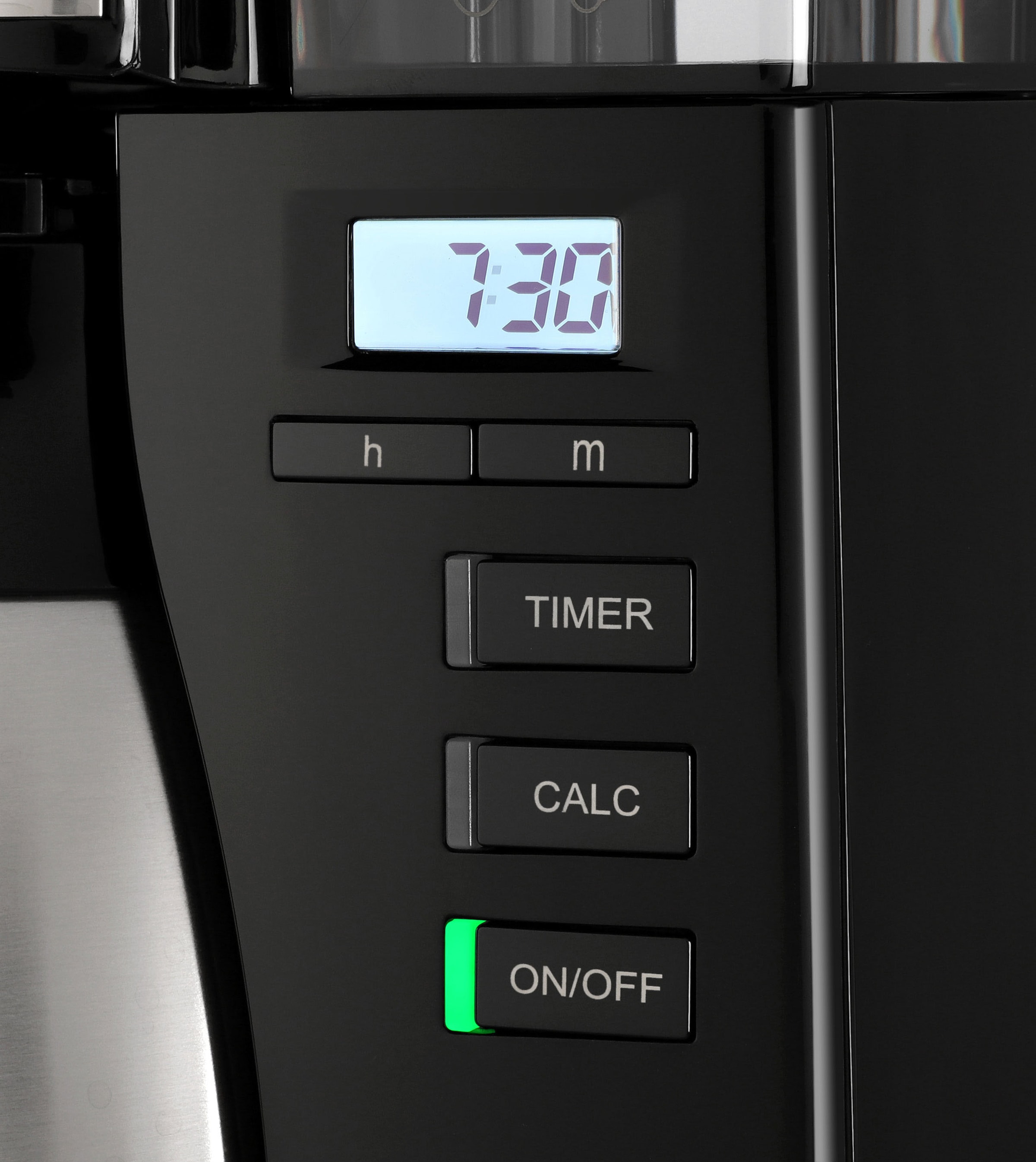 Melitta Filterkaffeemaschine »LOOK® Therm Timer 1025-18 schwarz«, 1,25 l Kaffeekanne, Papierfilter, 1x4