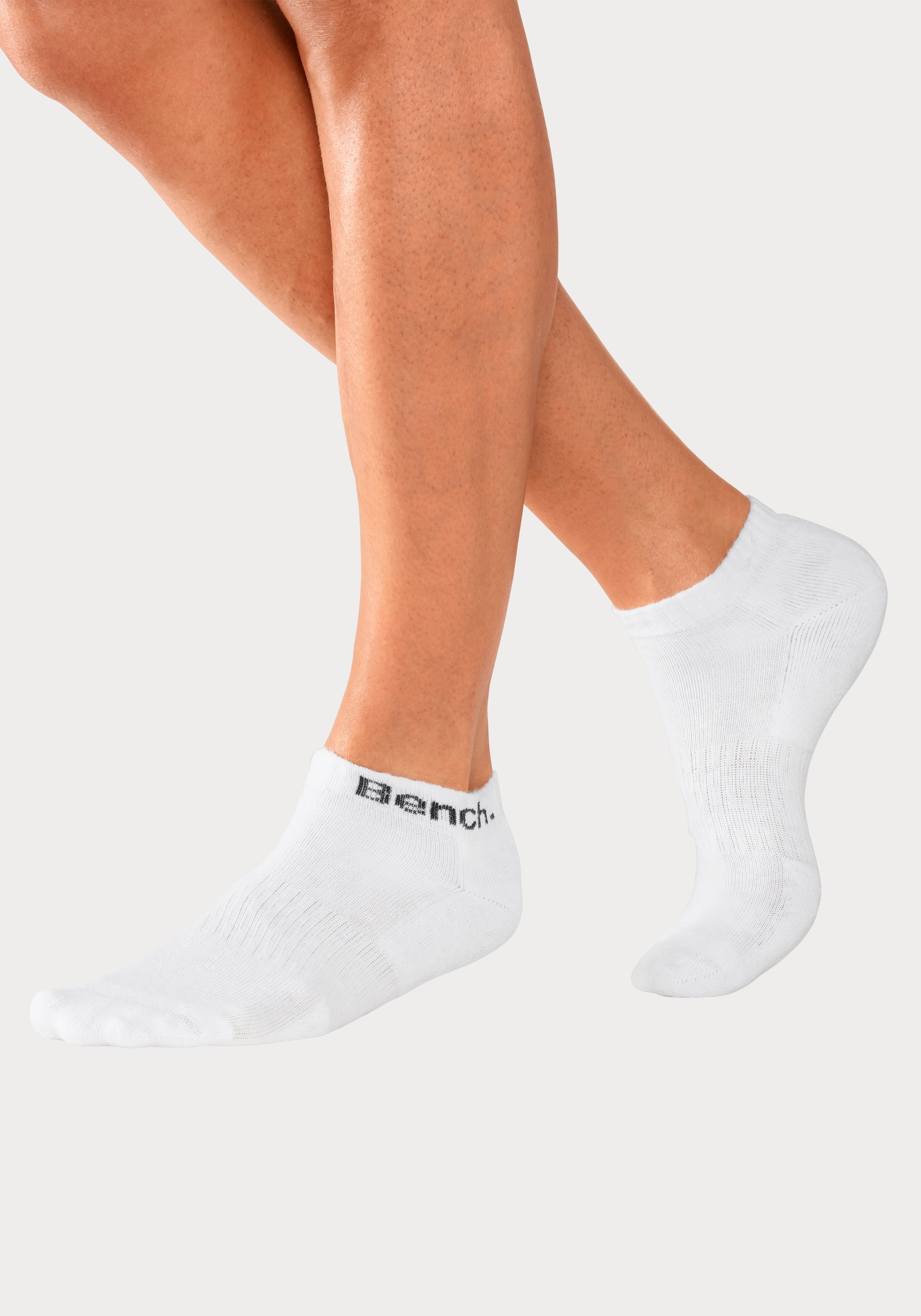 Bench. Sportsocken, (Packung, 12 Paar), Tennis Kurzsocken mit Halbfußfrottee