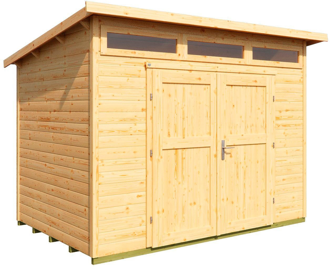 WEKA Gartenhaus »264 Gr. 3, 21 mm, natur« naturbelassen