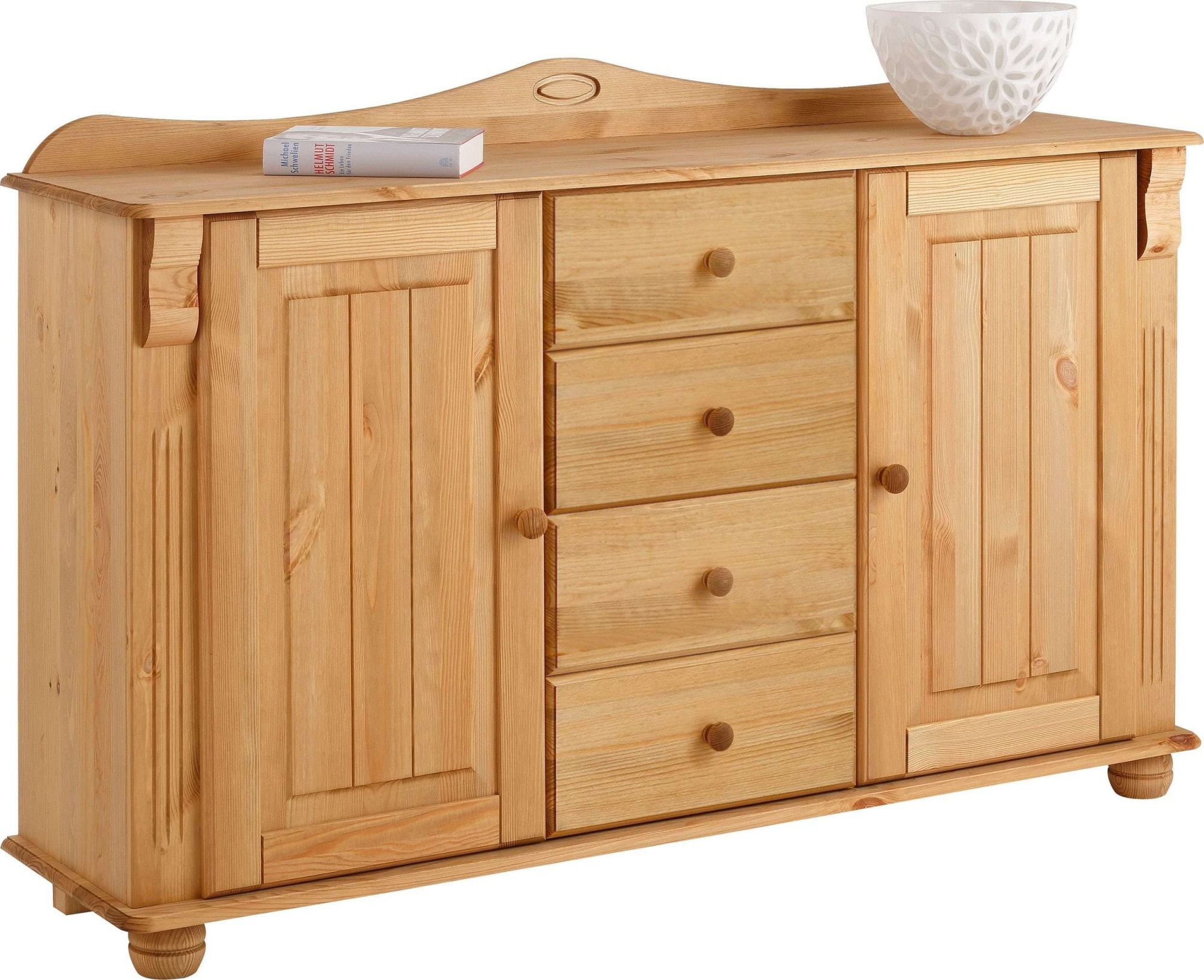 Home affaire Kommode »Sideboard, Anrichte, mit 3 Schubladen, 2 Türen« aus m günstig online kaufen