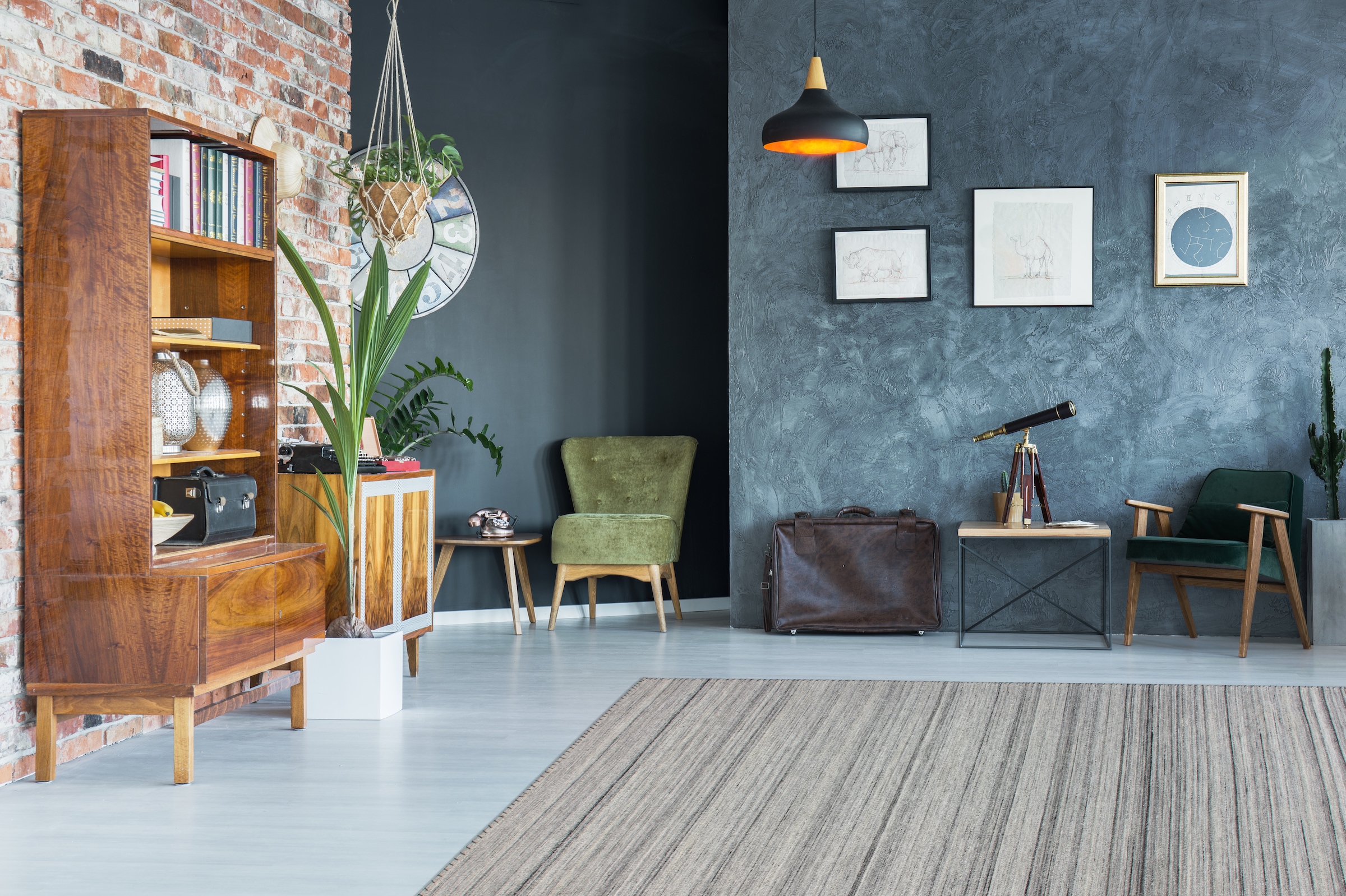 Kayoom Teppich »Phoenix 210«, rechteckig, 6 mm Höhe, Dezenter Jacquard-Teppich, Flachflor, Aus pflegeleichten Materialien