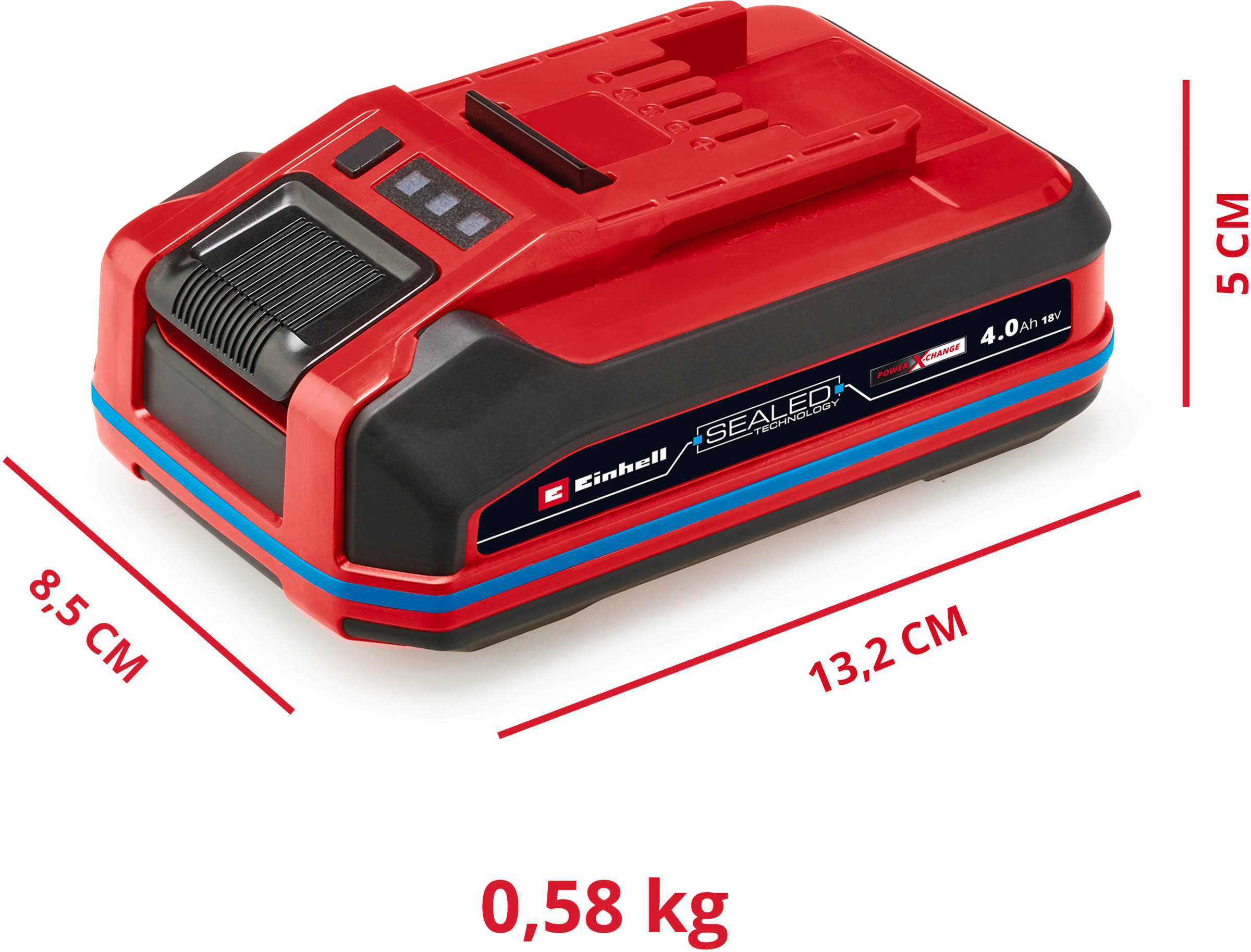Einhell Akku »»SEALED PXC Plus««, 18 V, 4 Ah